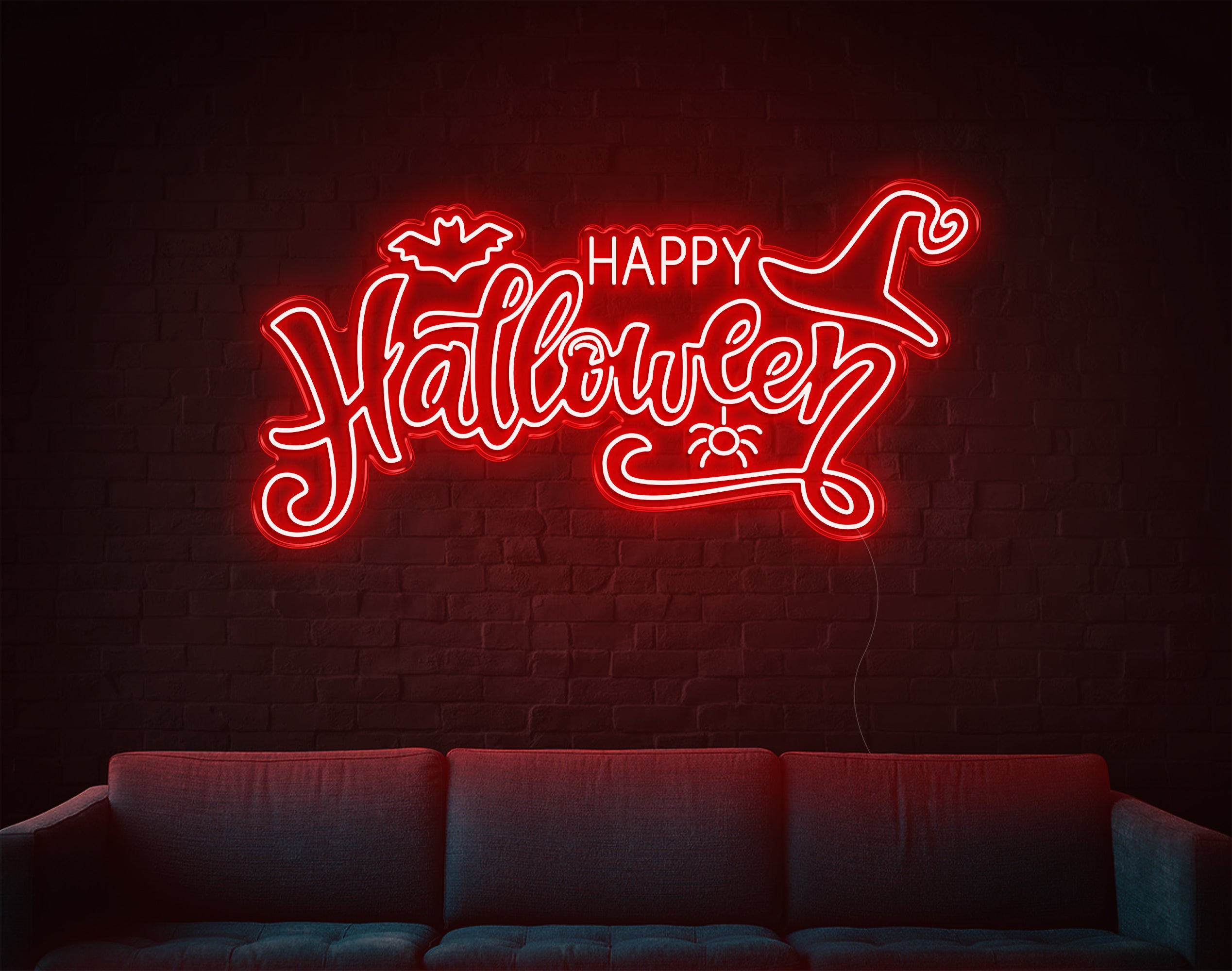 Happy Halloween LED Neon Sign