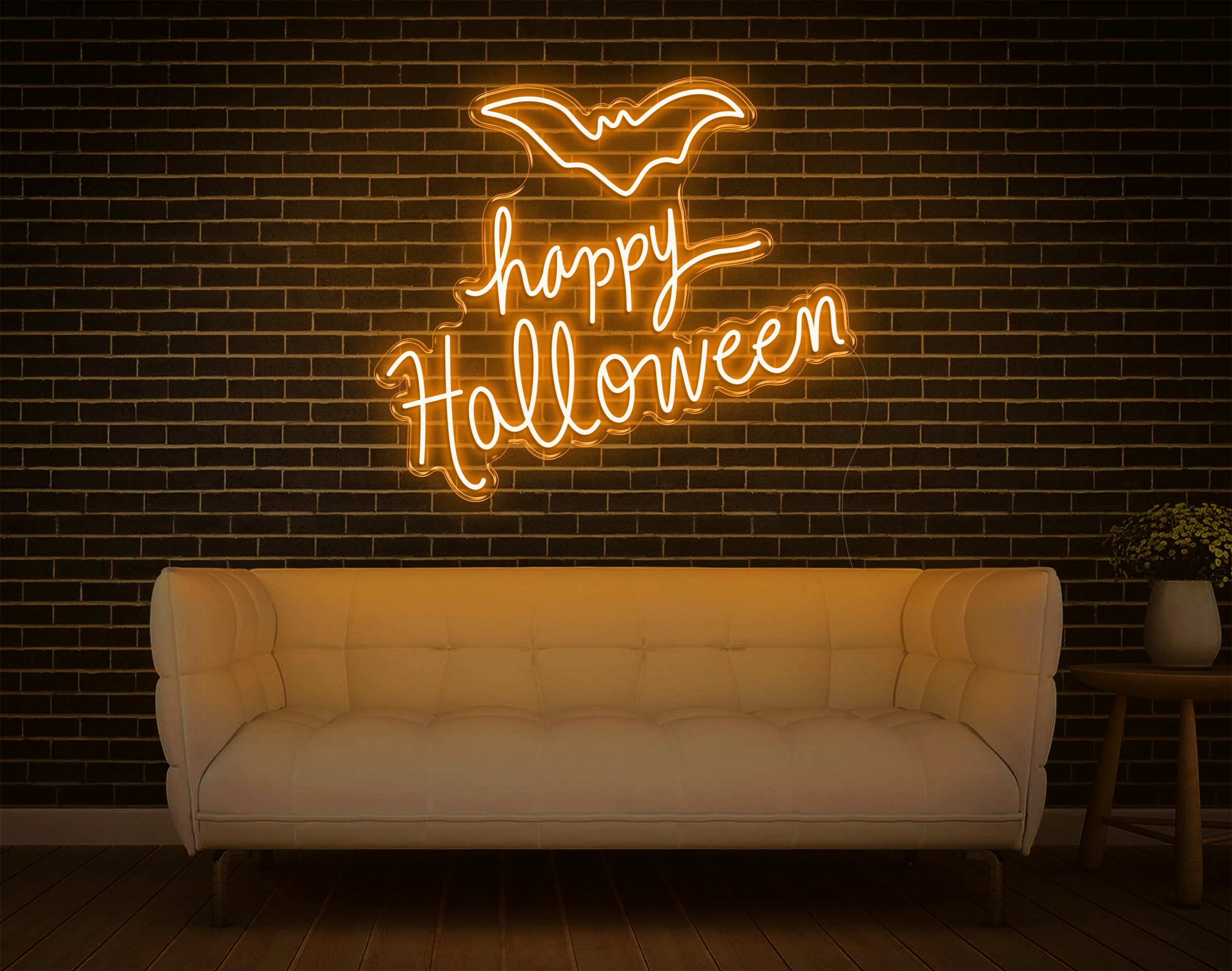 Happy Halloween V3 LED Neon Sign