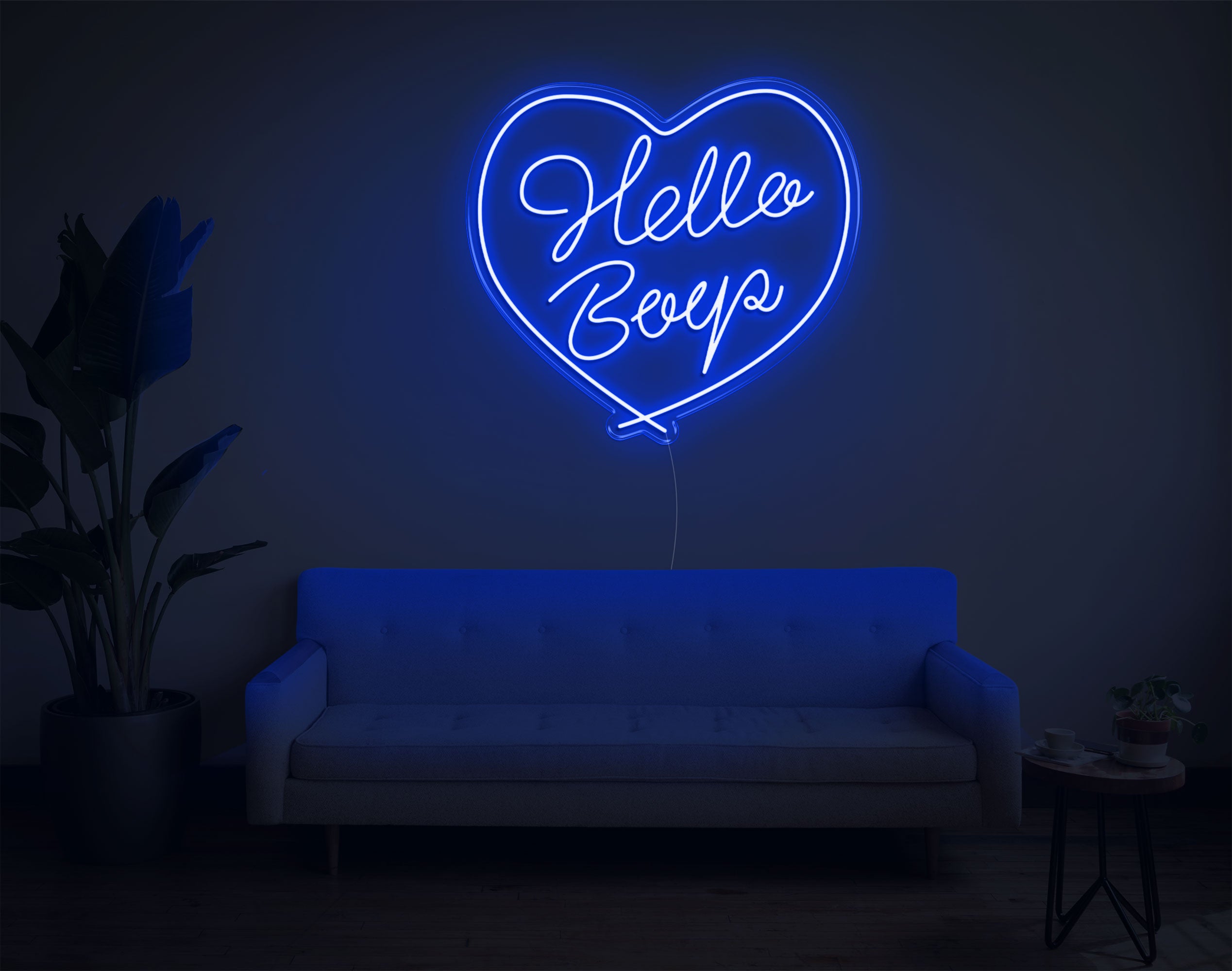 Hello Boys LED Neon Sign