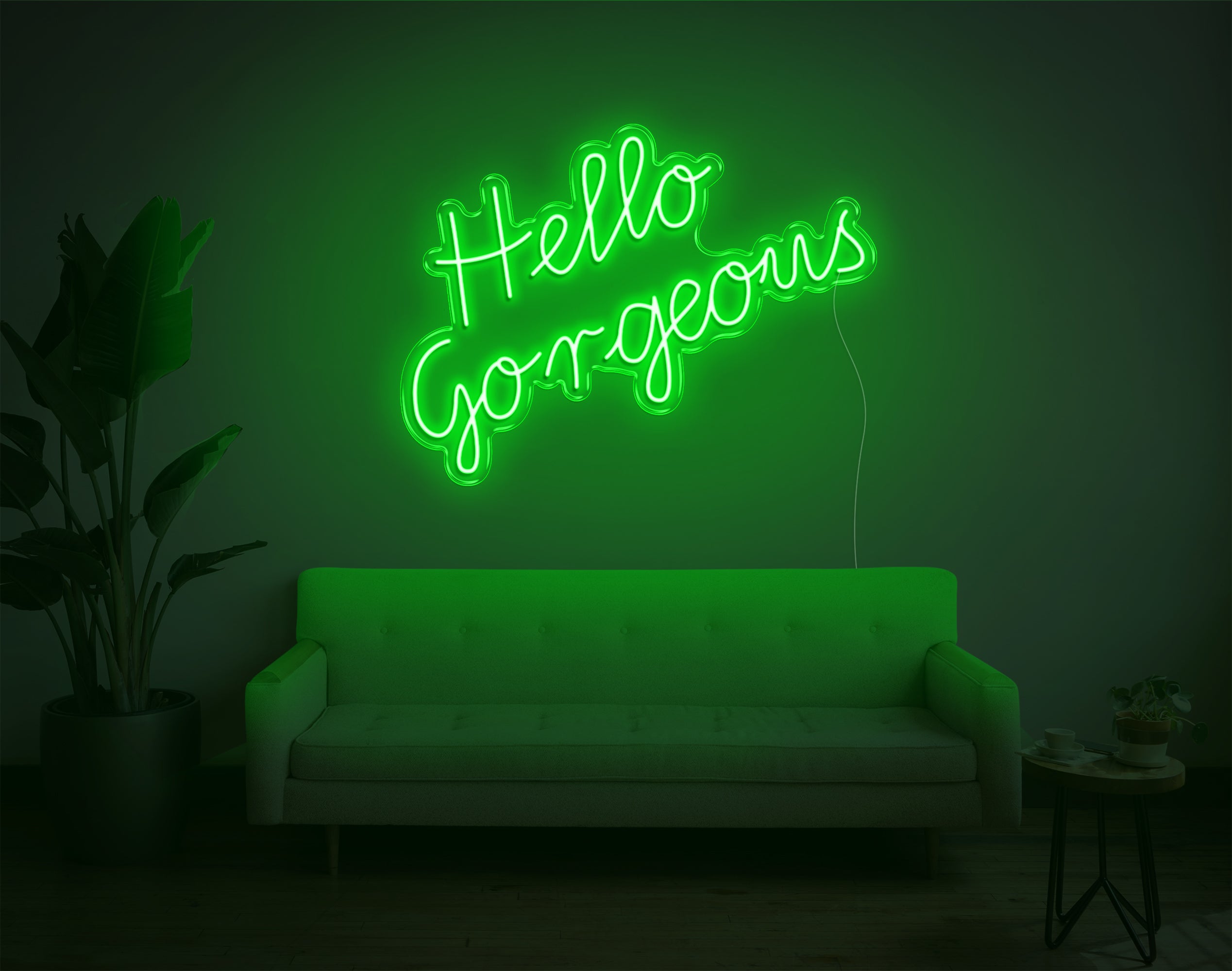 Hello Gorgeous LED Neon Sign