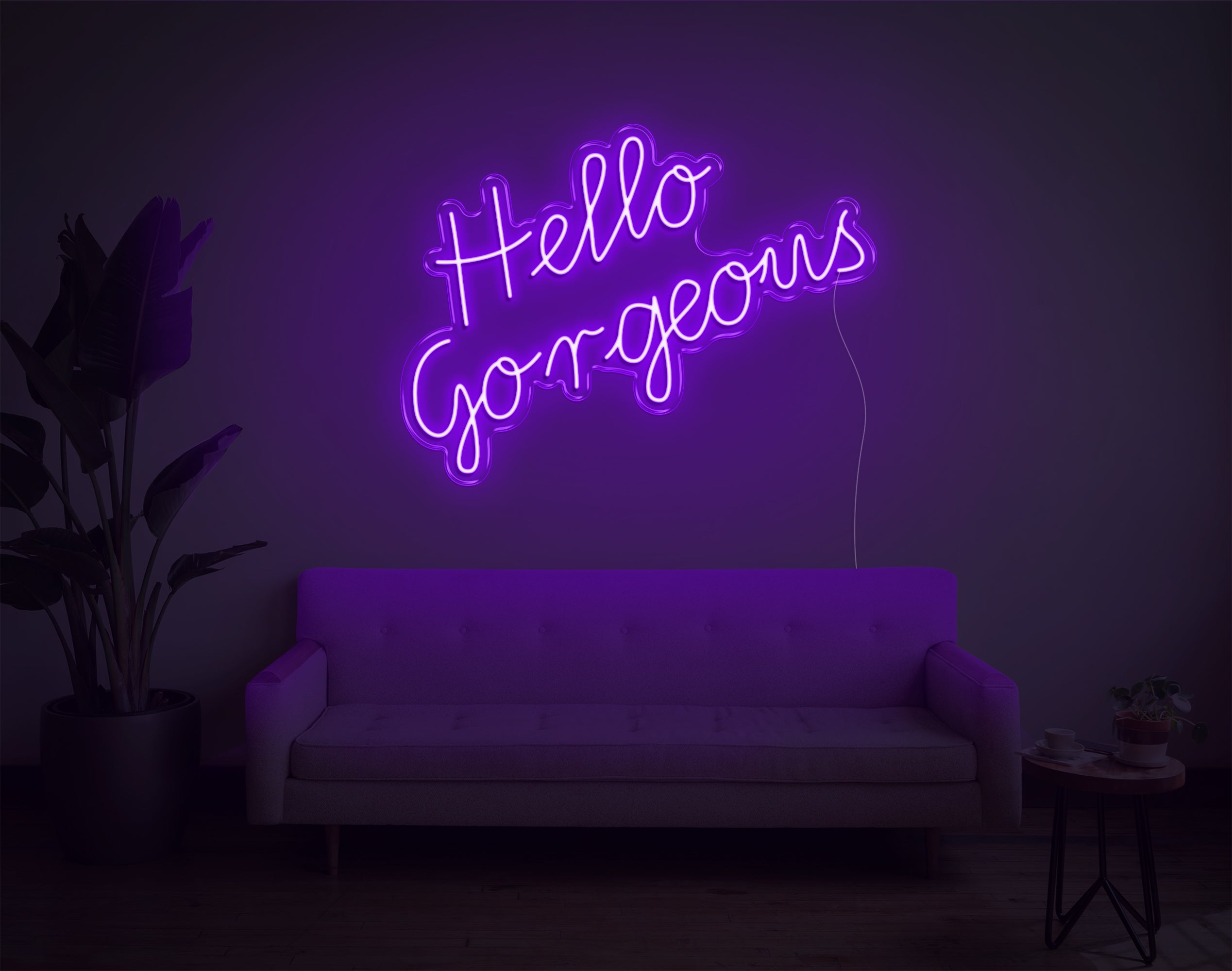 Hello Gorgeous LED Neon Sign