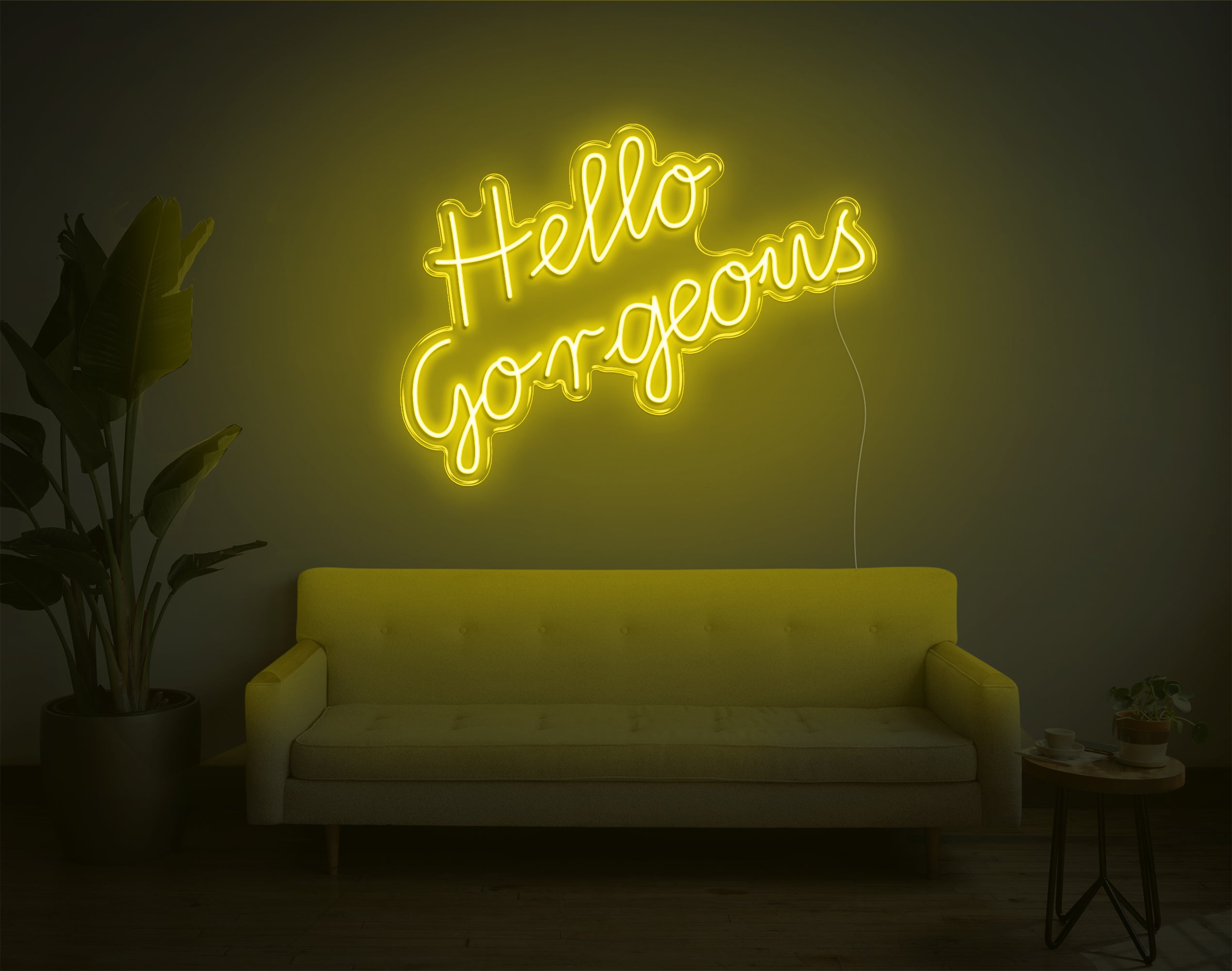 Hello Gorgeous LED Neon Sign