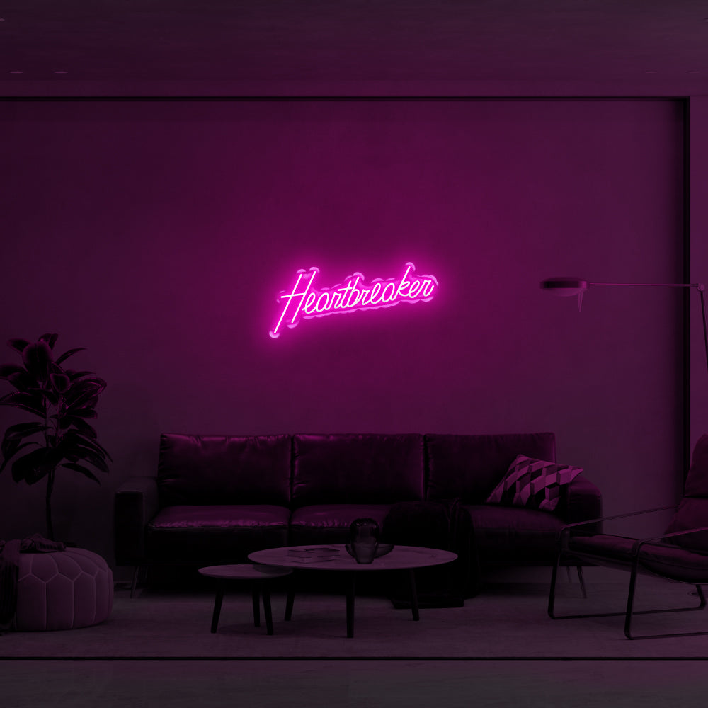 Heartbreaker LED Neon Sign