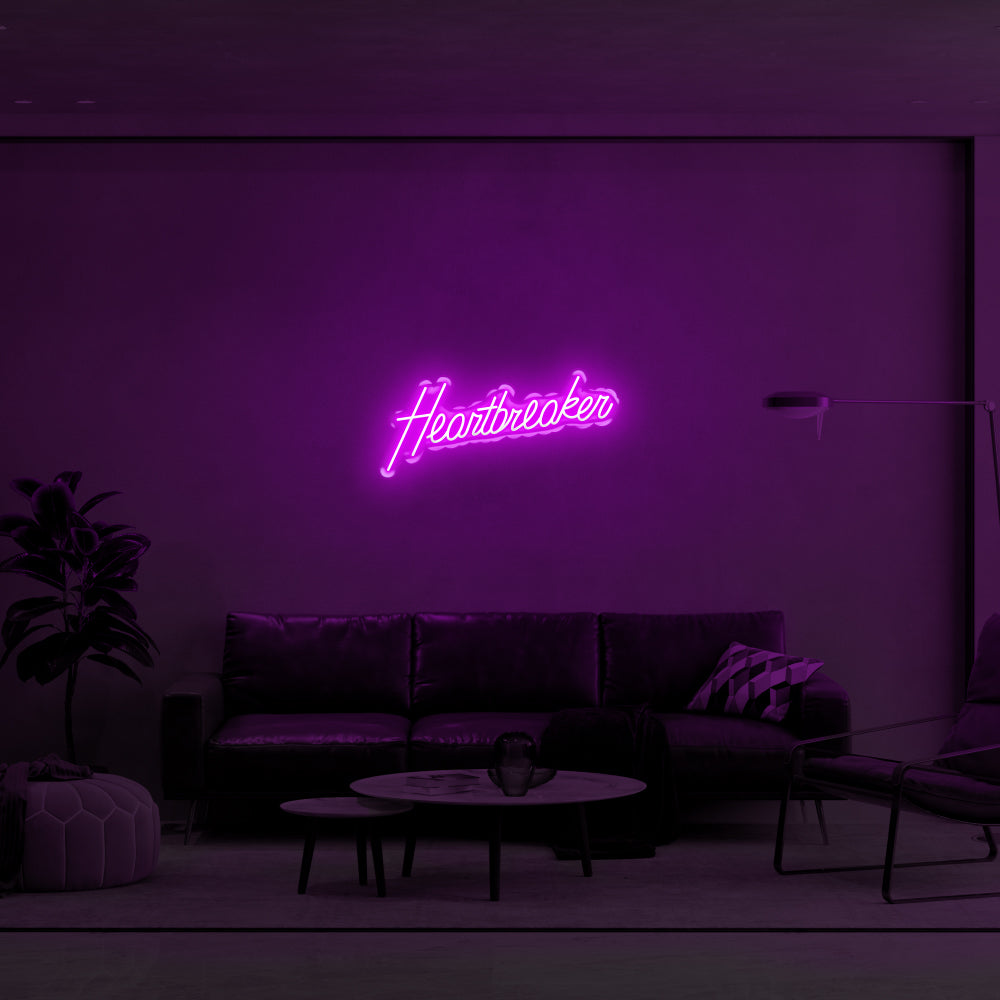 Heartbreaker LED Neon Sign