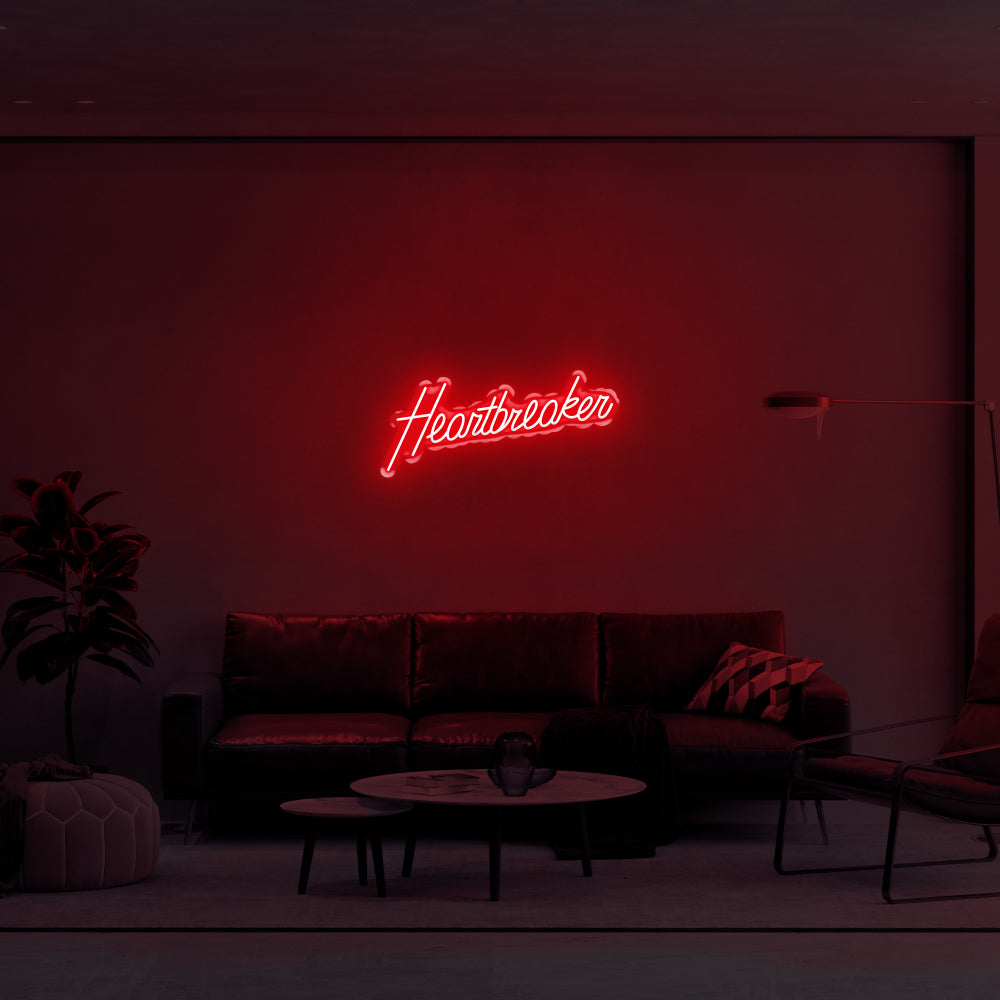 Heartbreaker LED Neon Sign