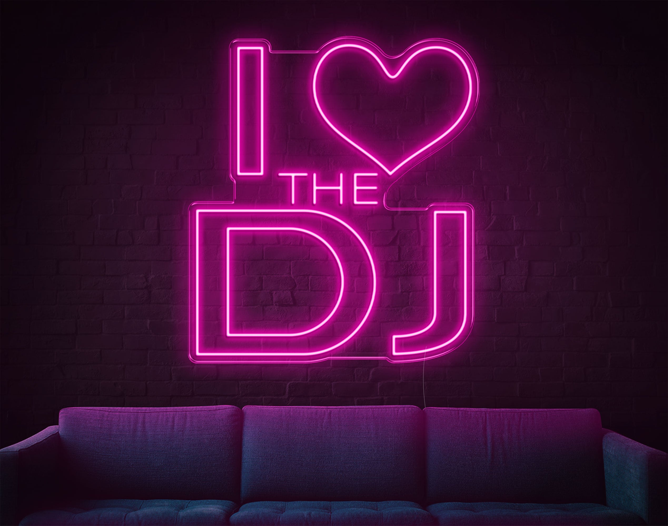 I Love The Dj LED Neon Sign