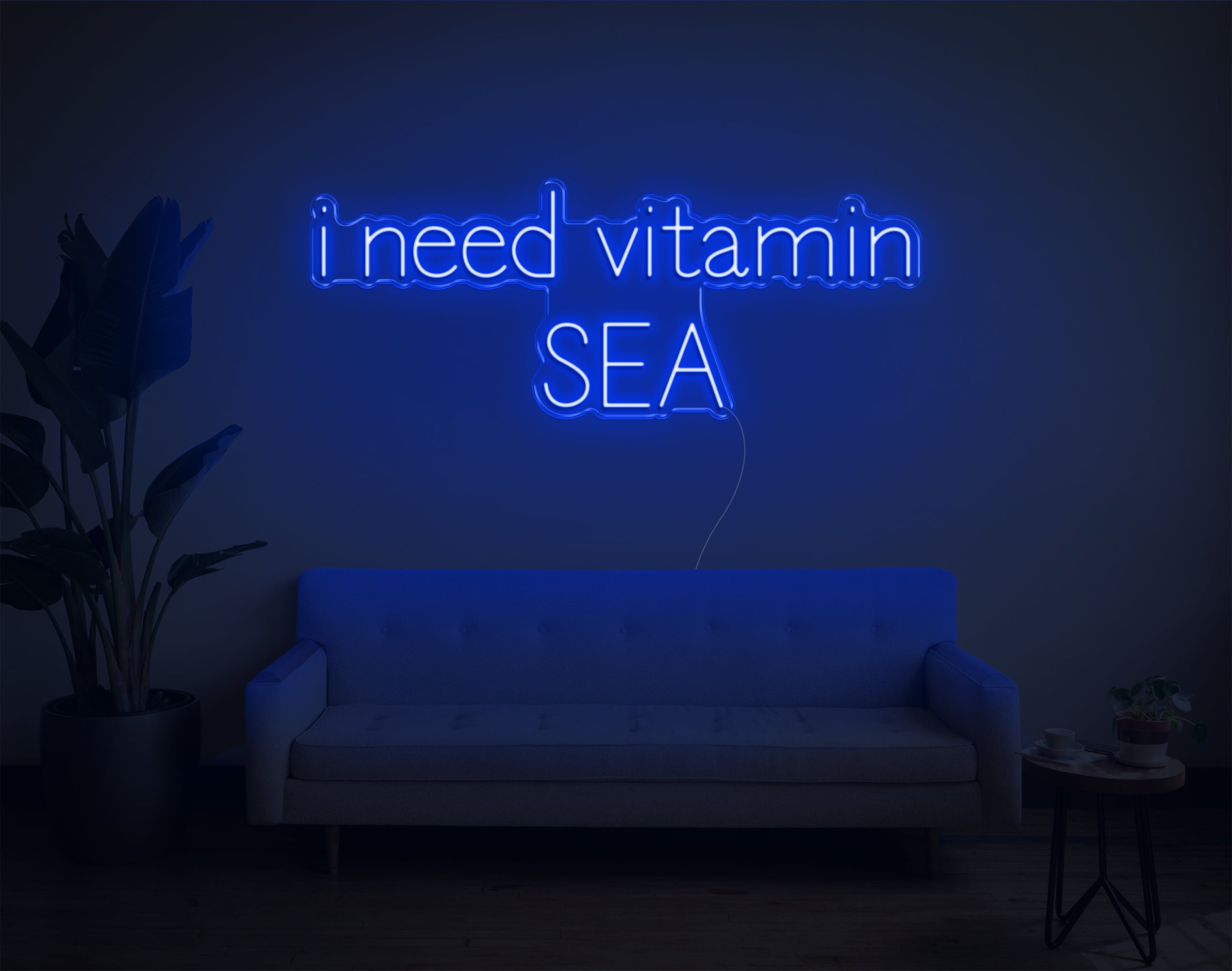 I Need Vitamin Sea LED Neon Sign