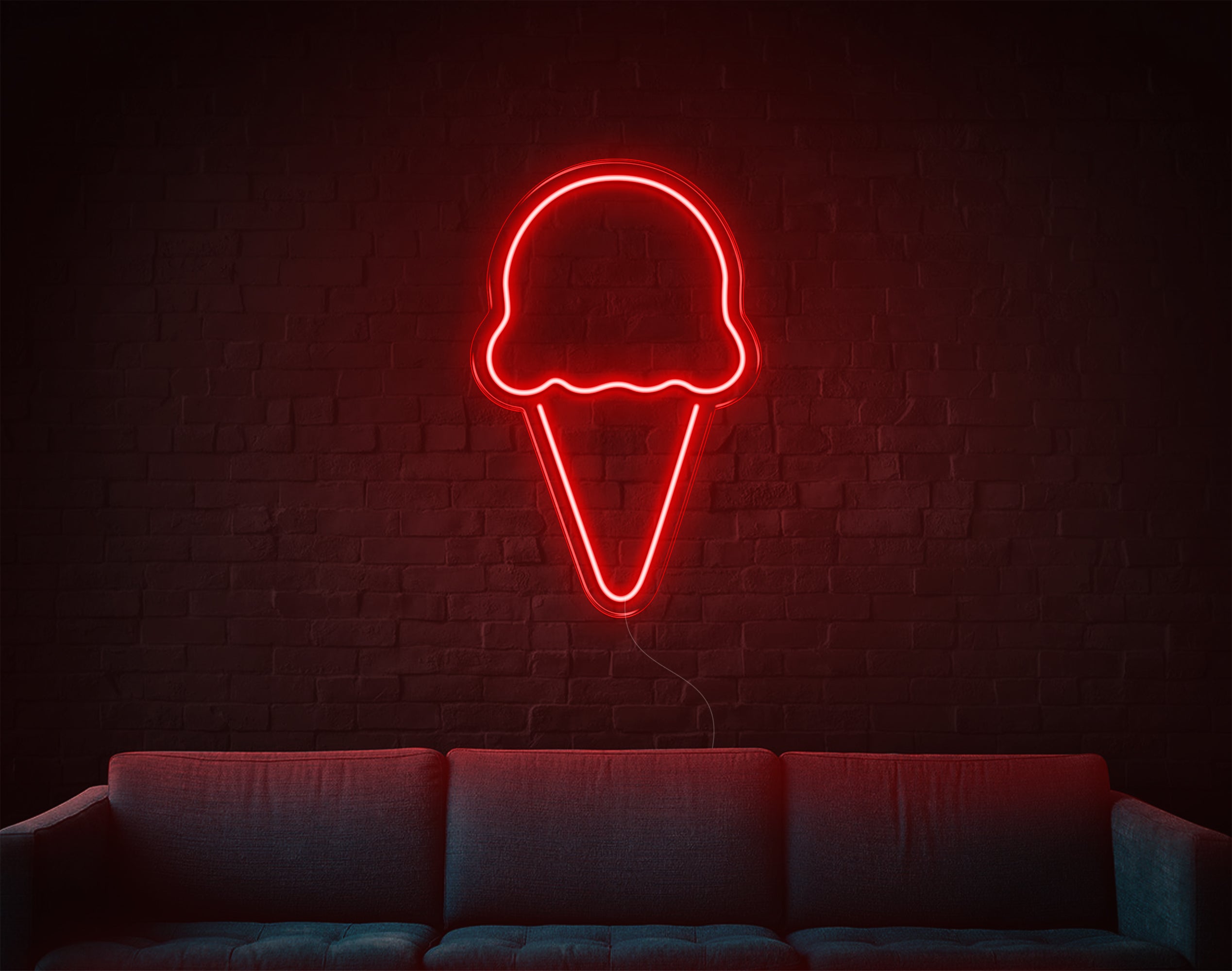 Ice Cream V2 LED Neon Sign