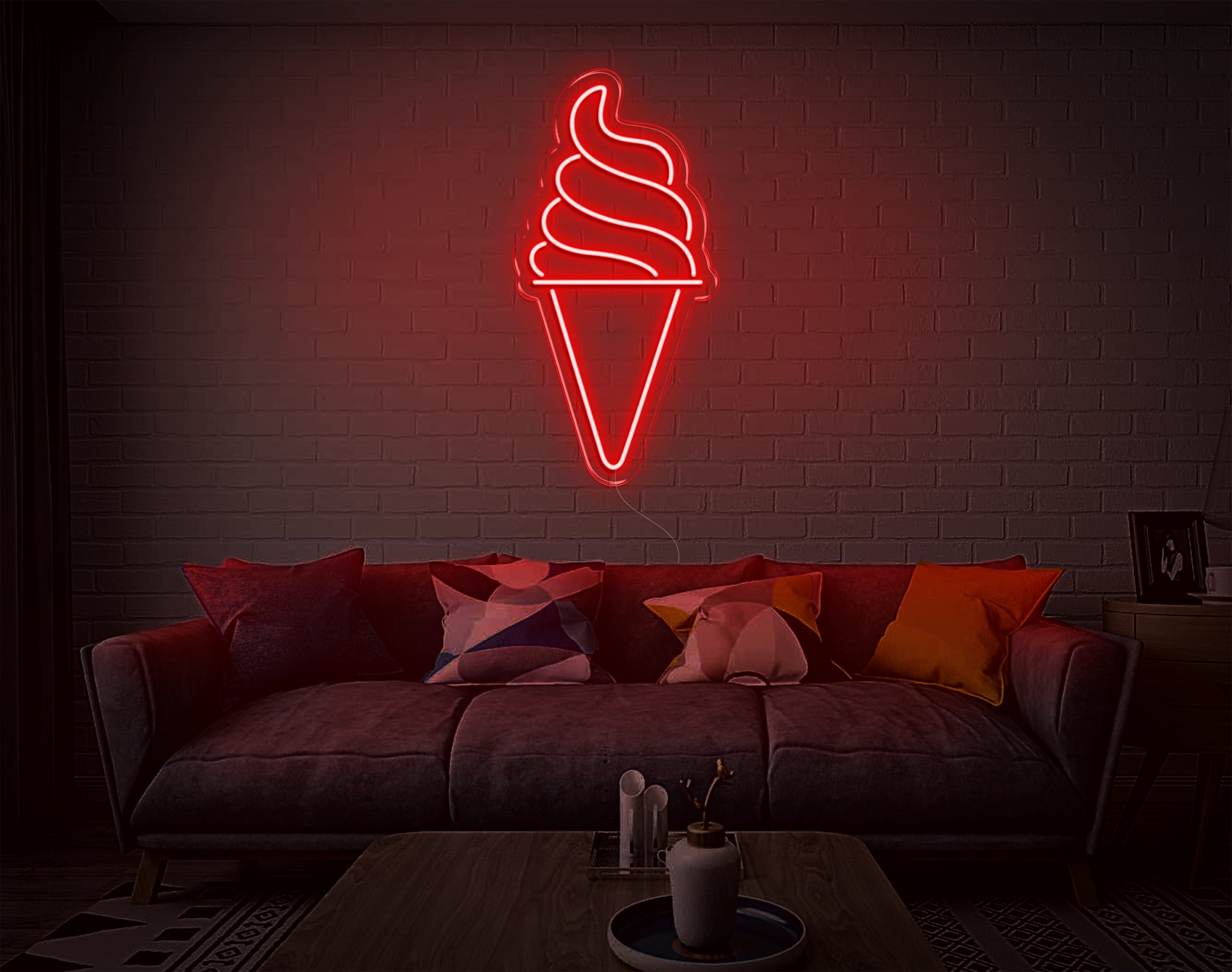 Ice Cream V3 LED Neon Sign