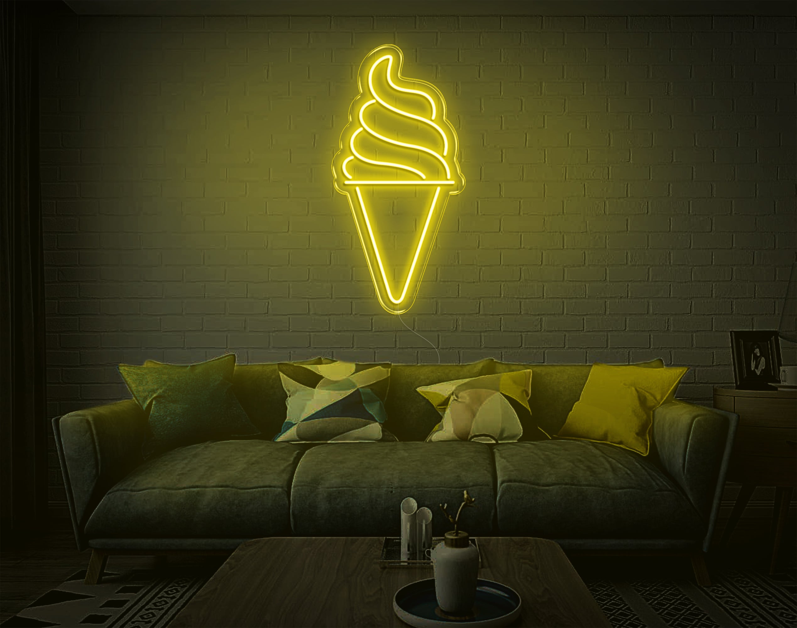 Ice Cream V3 LED Neon Sign