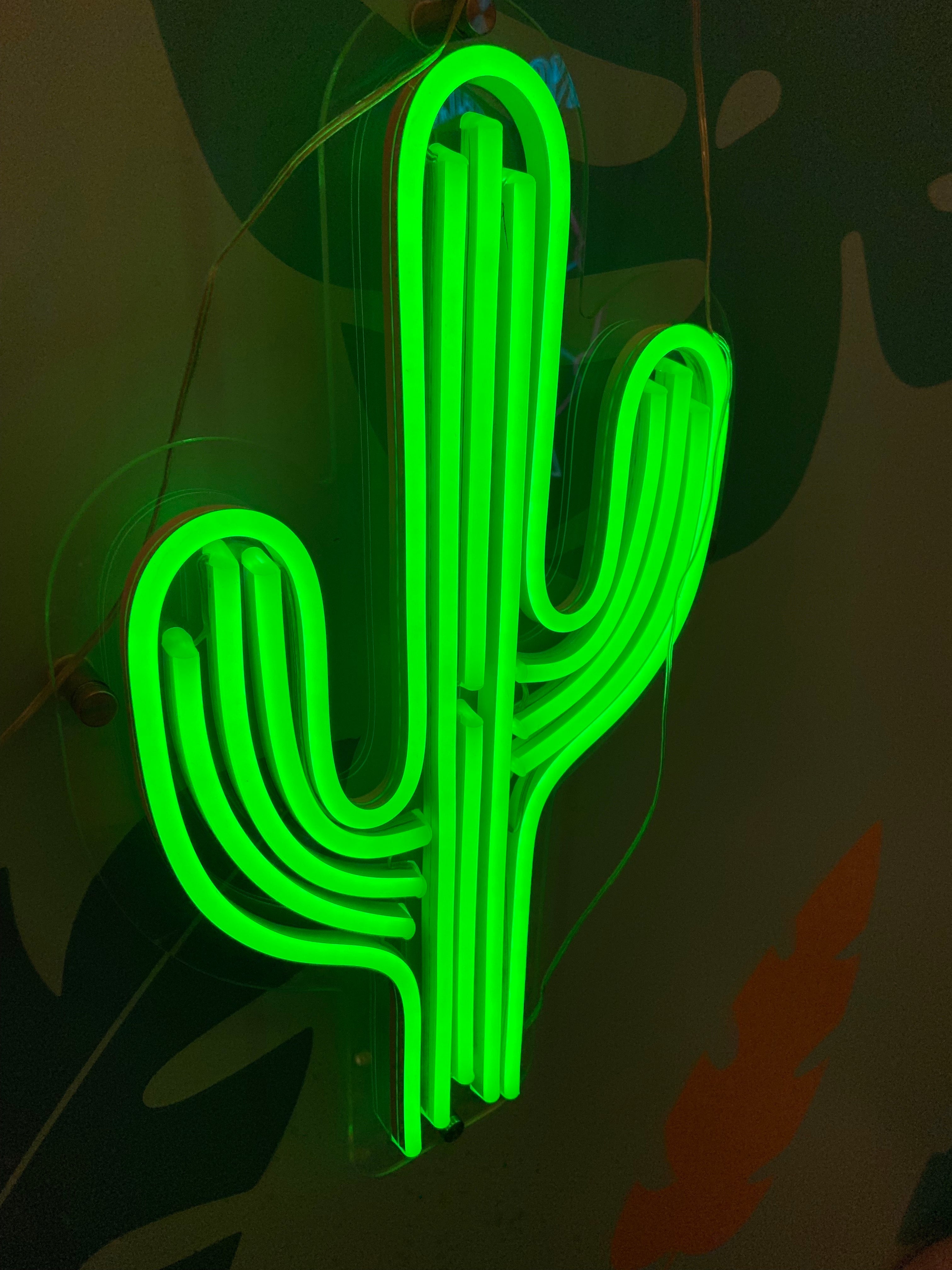 Cactus LED neon sign!