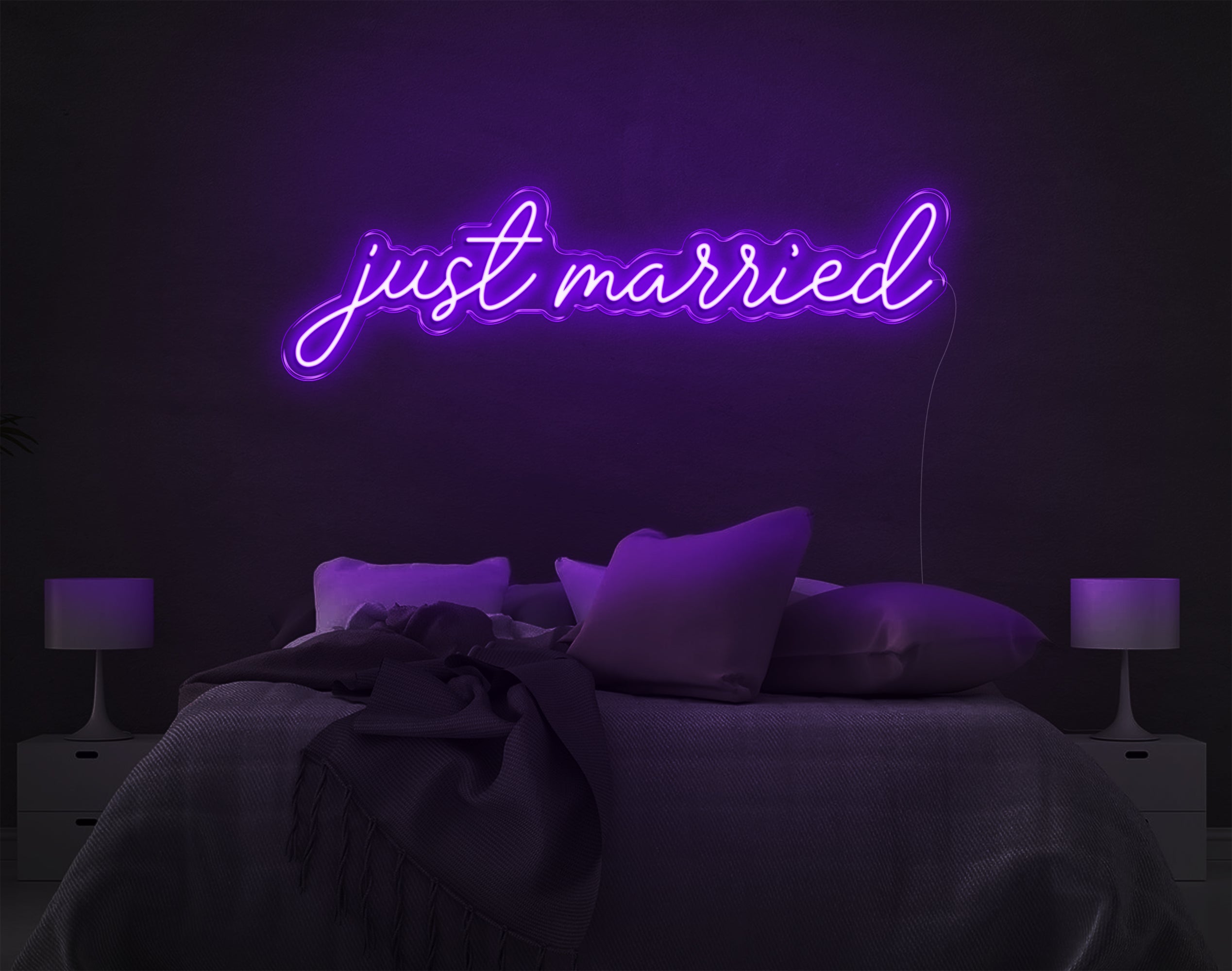 Just Married LED Neon Sign