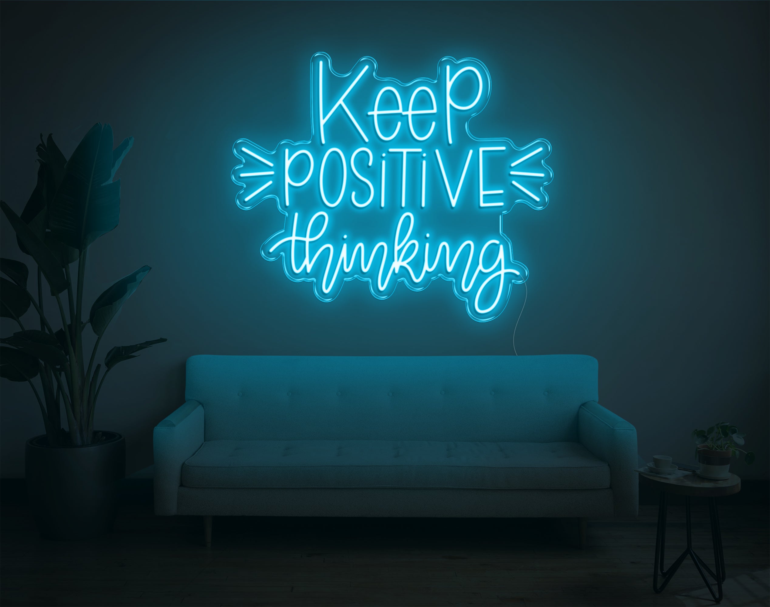 Keep Positive Thinking LED Neon Sign