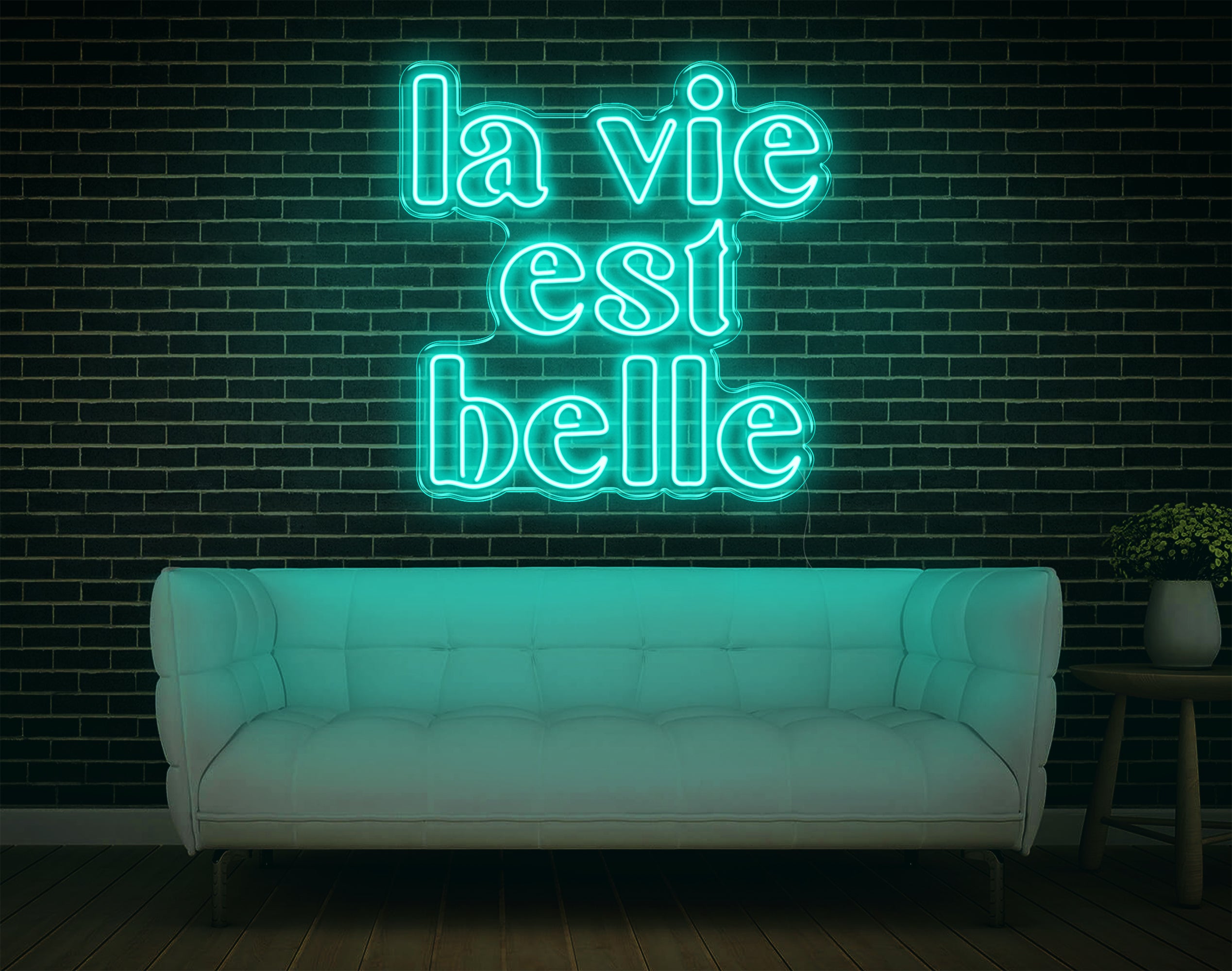 La Vie Est Belle LED Neon Sign