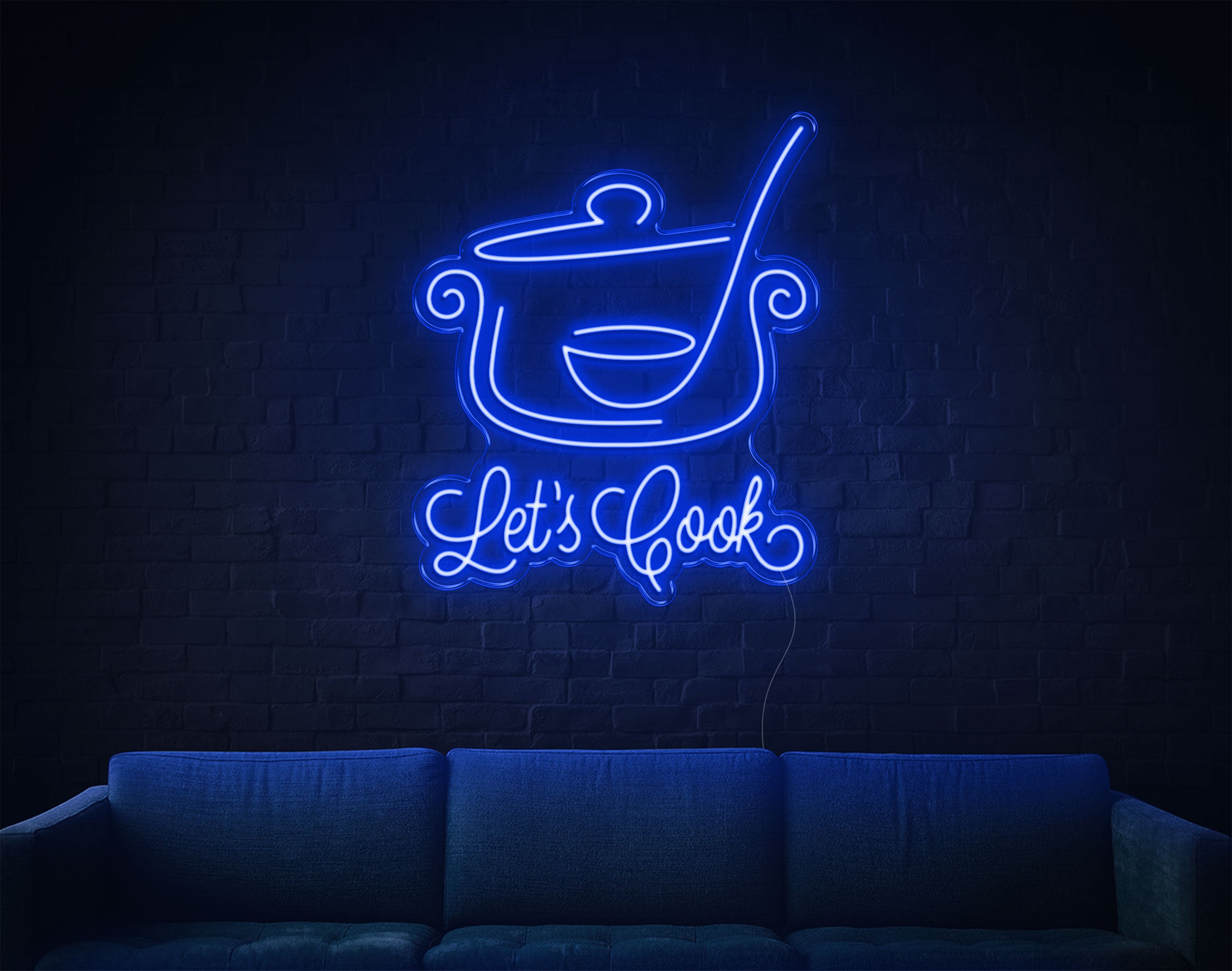 Lets Cook LED Neon Sign