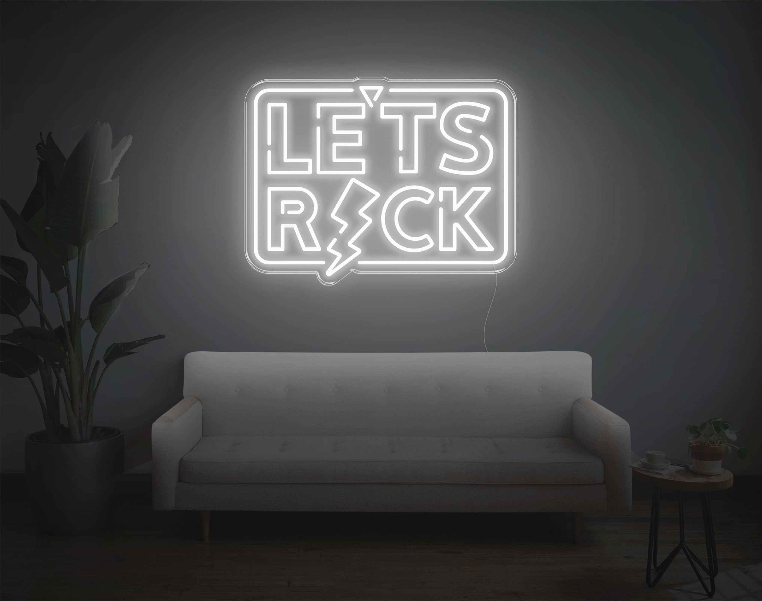 Let's Ricks LED Neon Sign