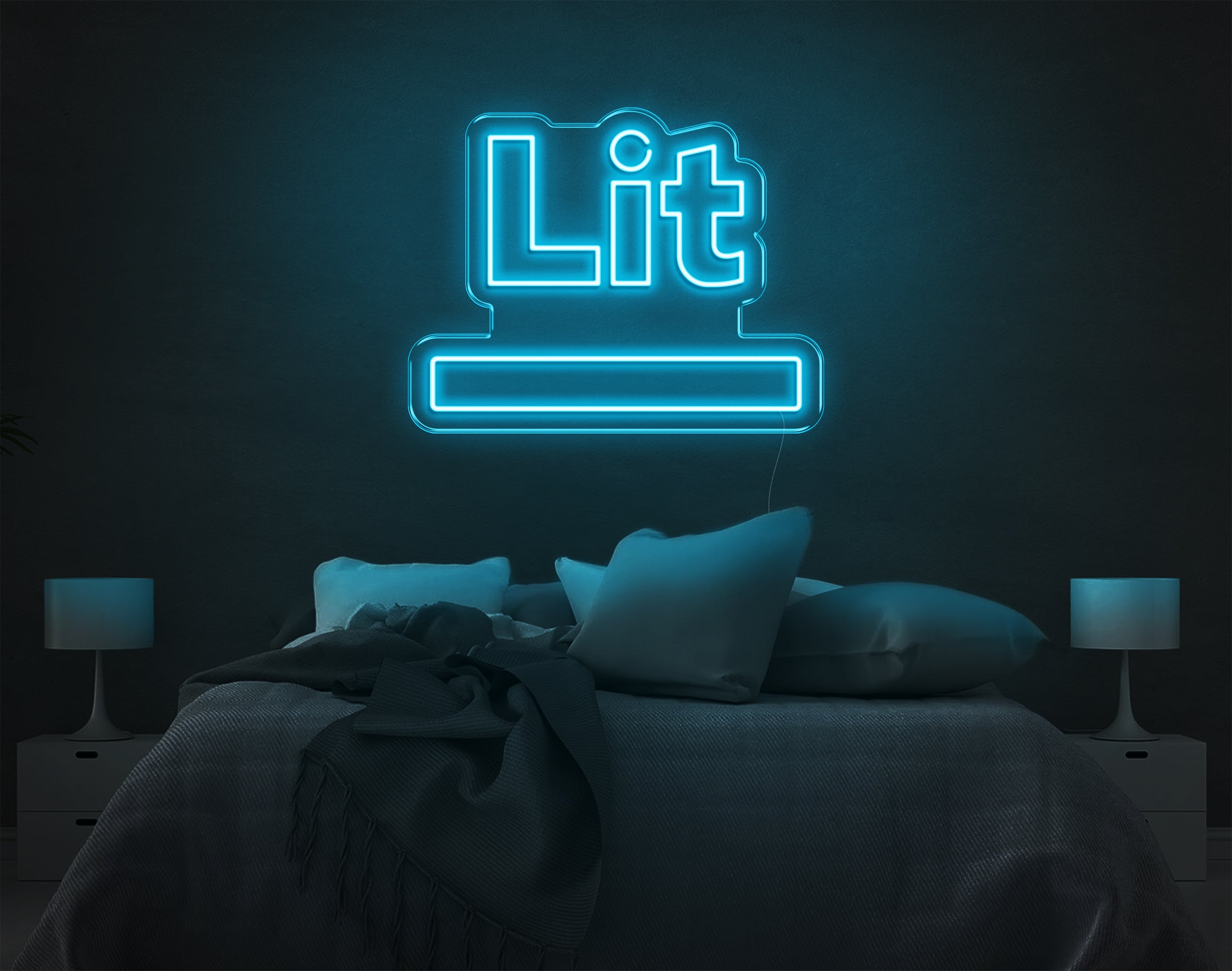 Lit LED Neon Sign