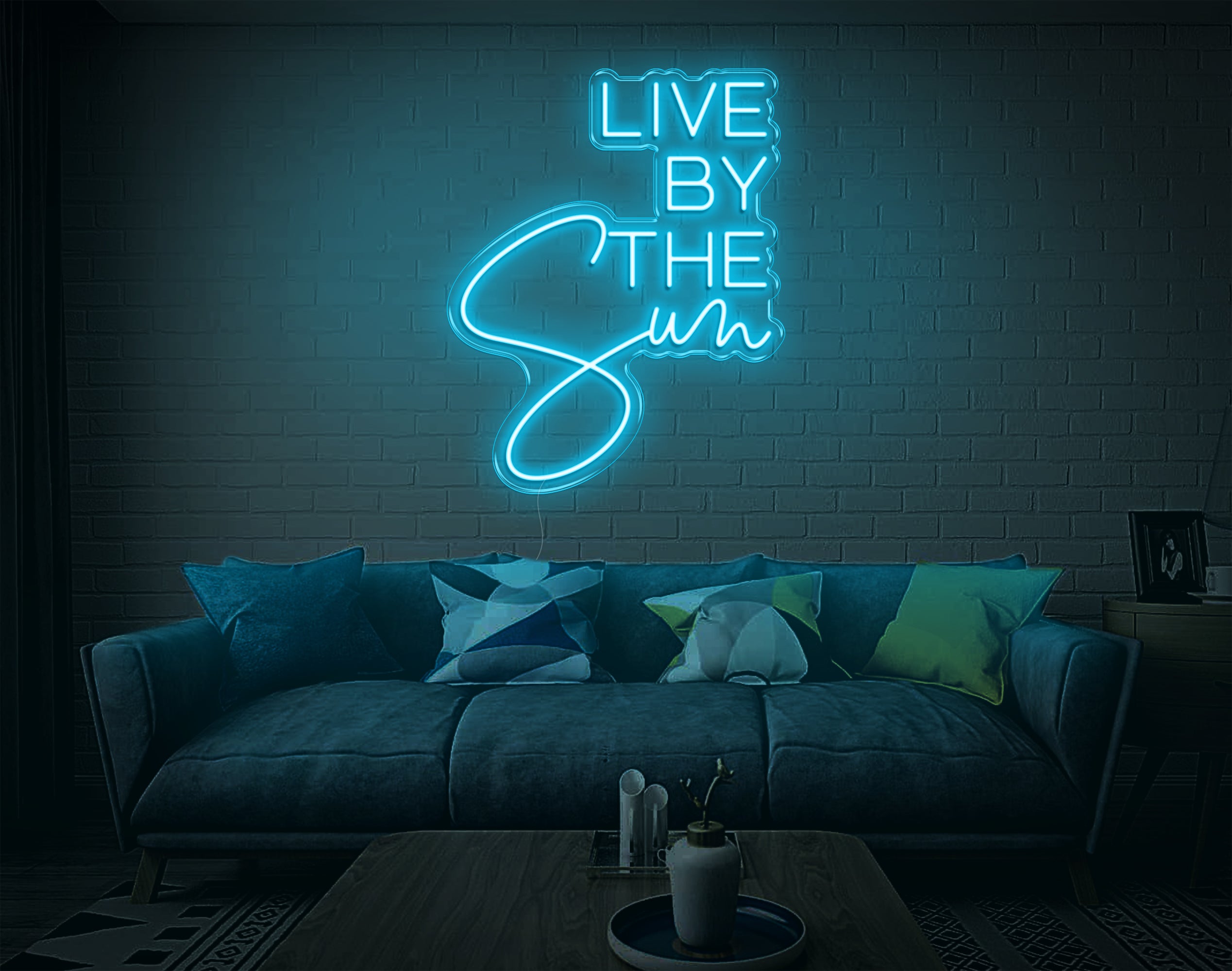 Live By The Sun LED Neon Sign