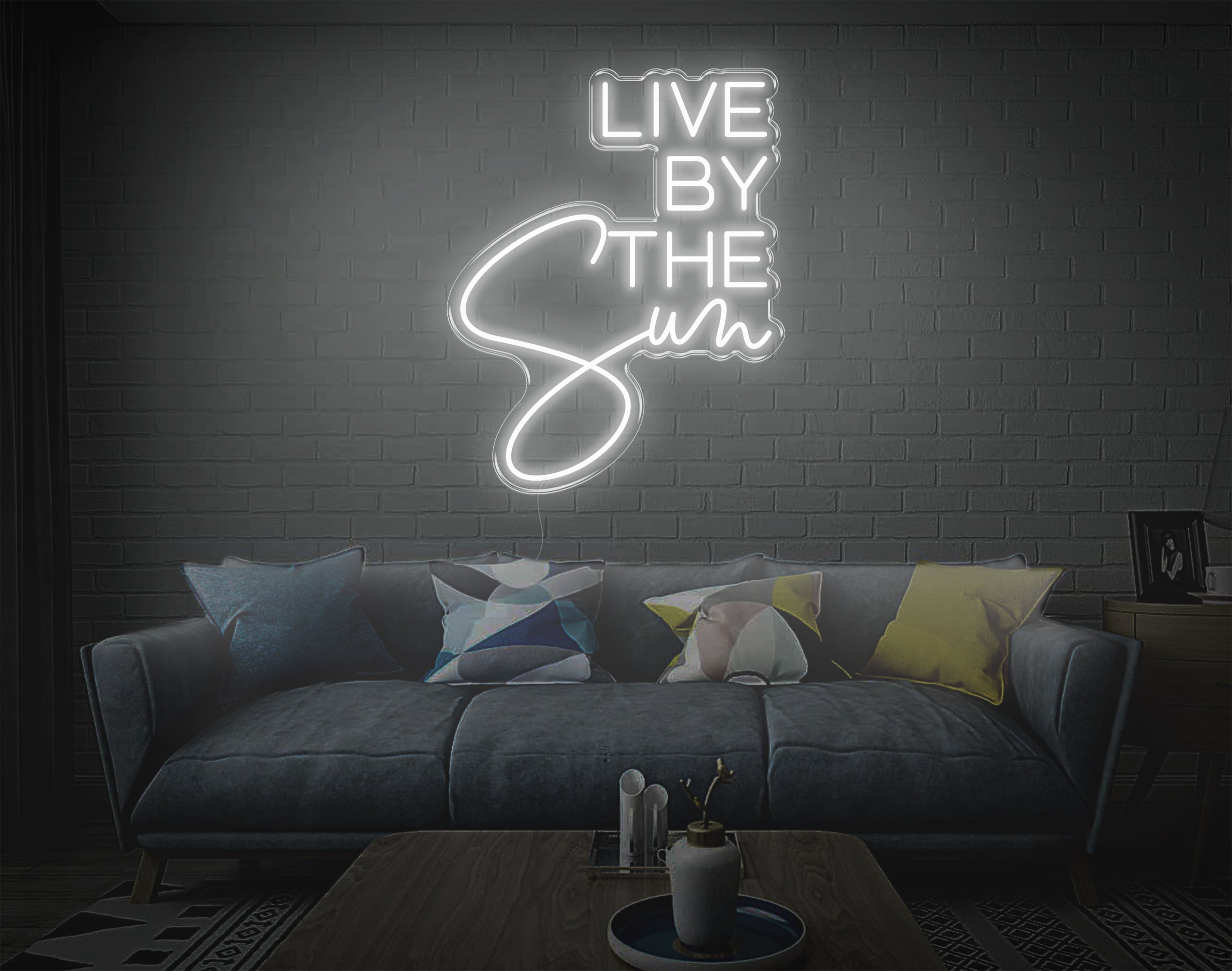 Live By The Sun LED Neon Sign