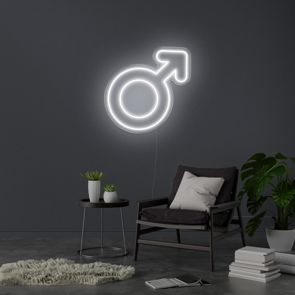 Male LED Neon Sign