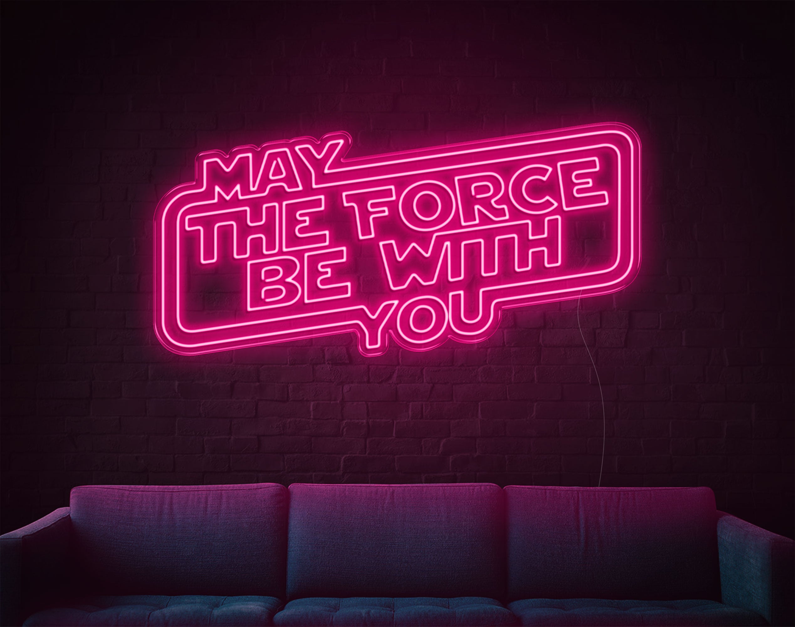 May The Force Be With You LED Neon Sign