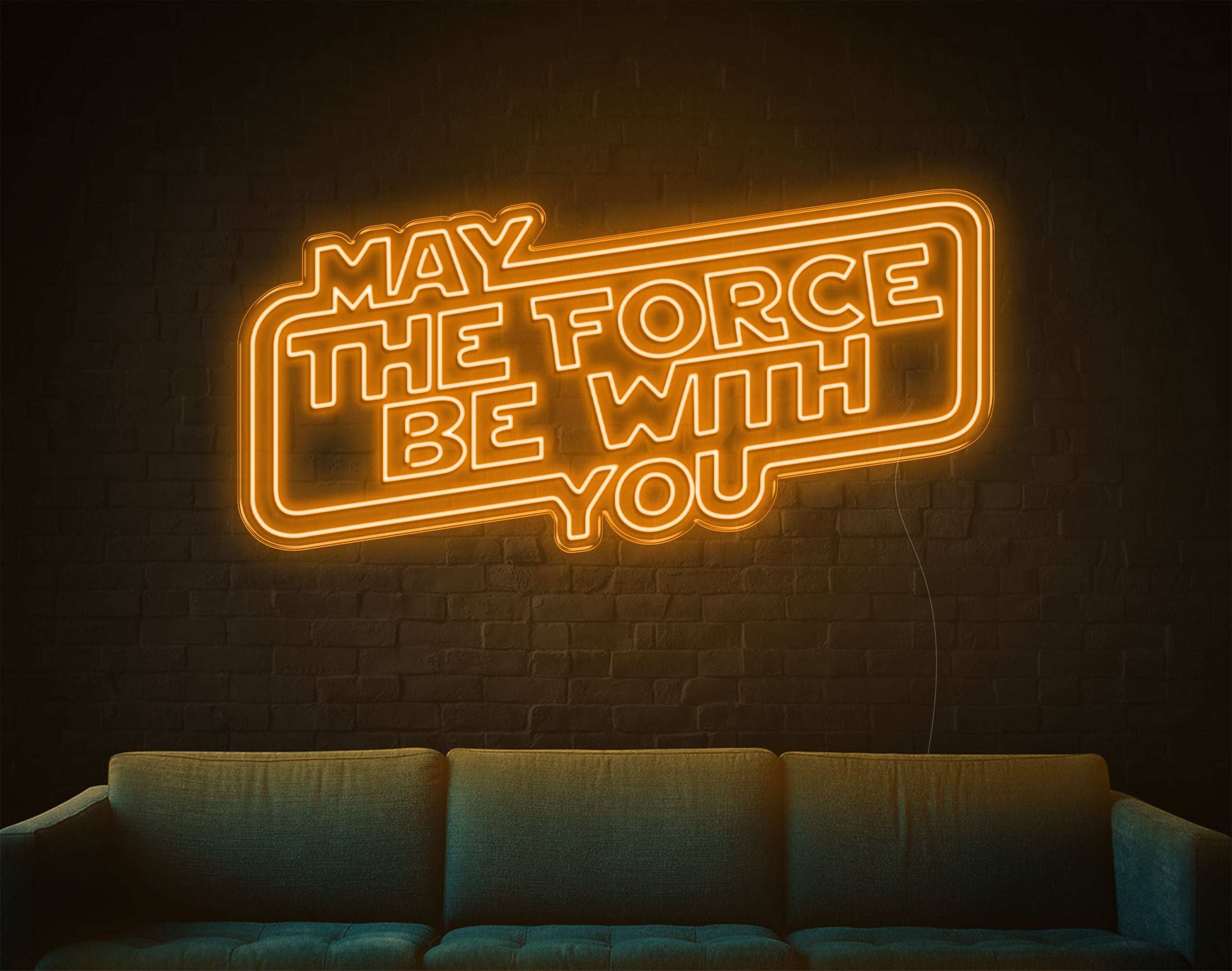 May The Force Be With You LED Neon Sign