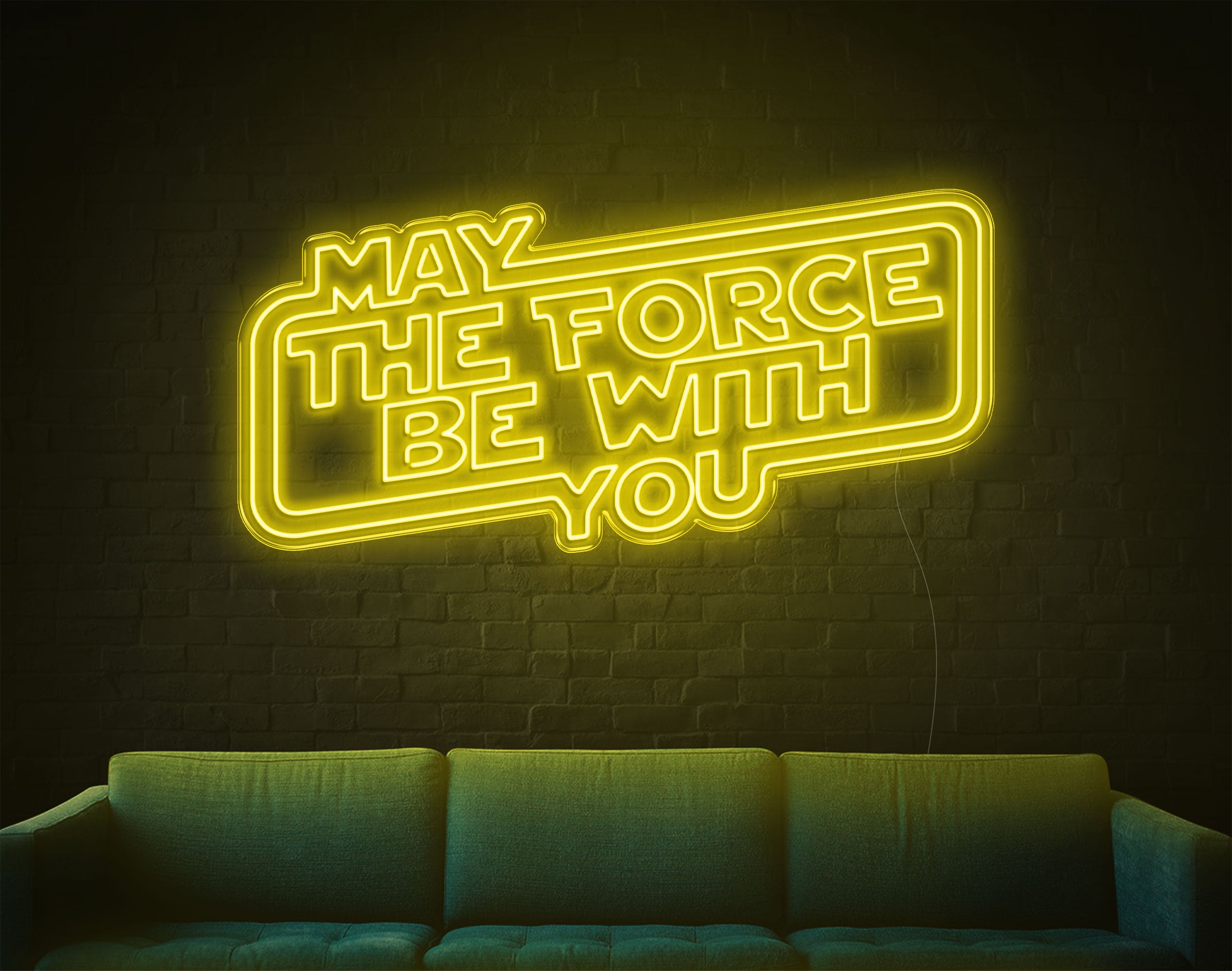 May The Force Be With You LED Neon Sign