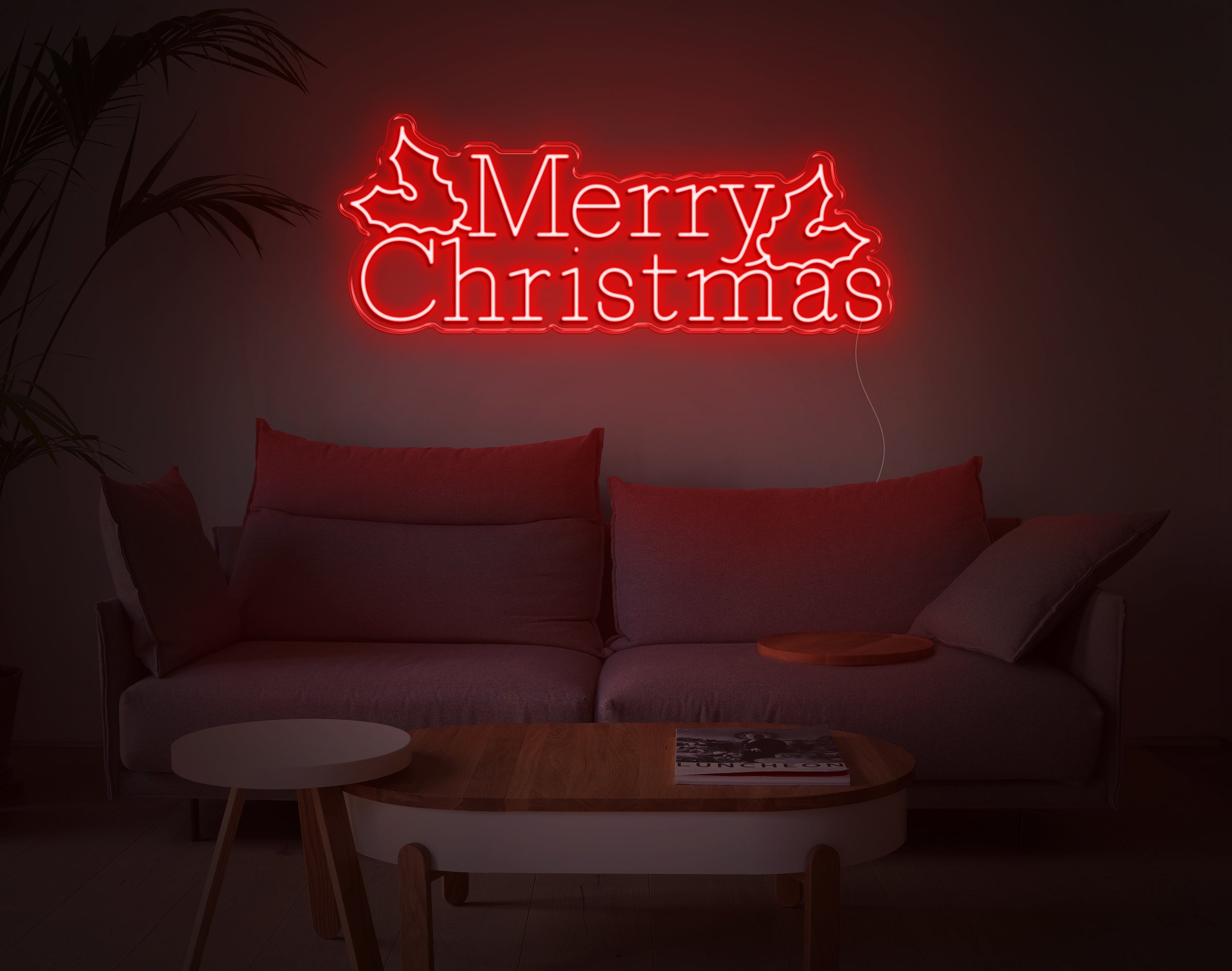 Merry Christmas V1 LED Neon Sign