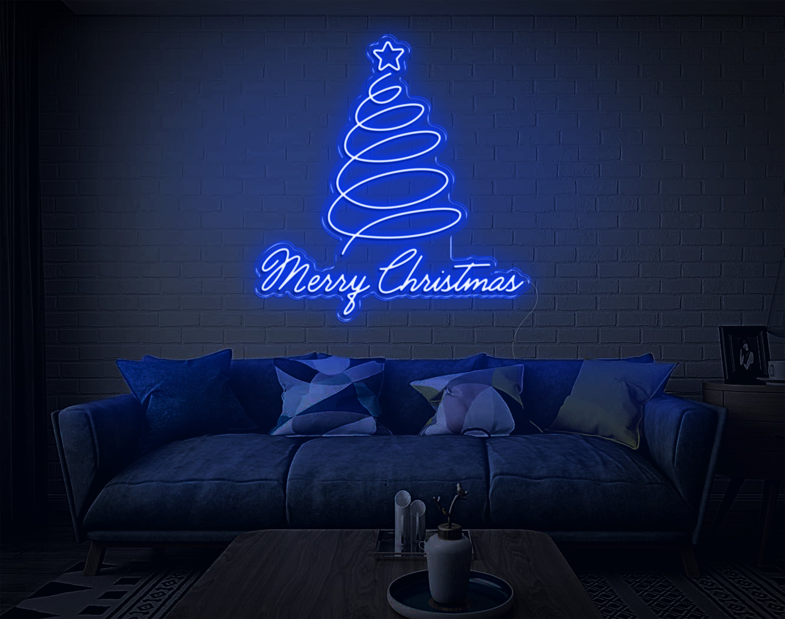 Merry Christmas V4 LED Neon Sign