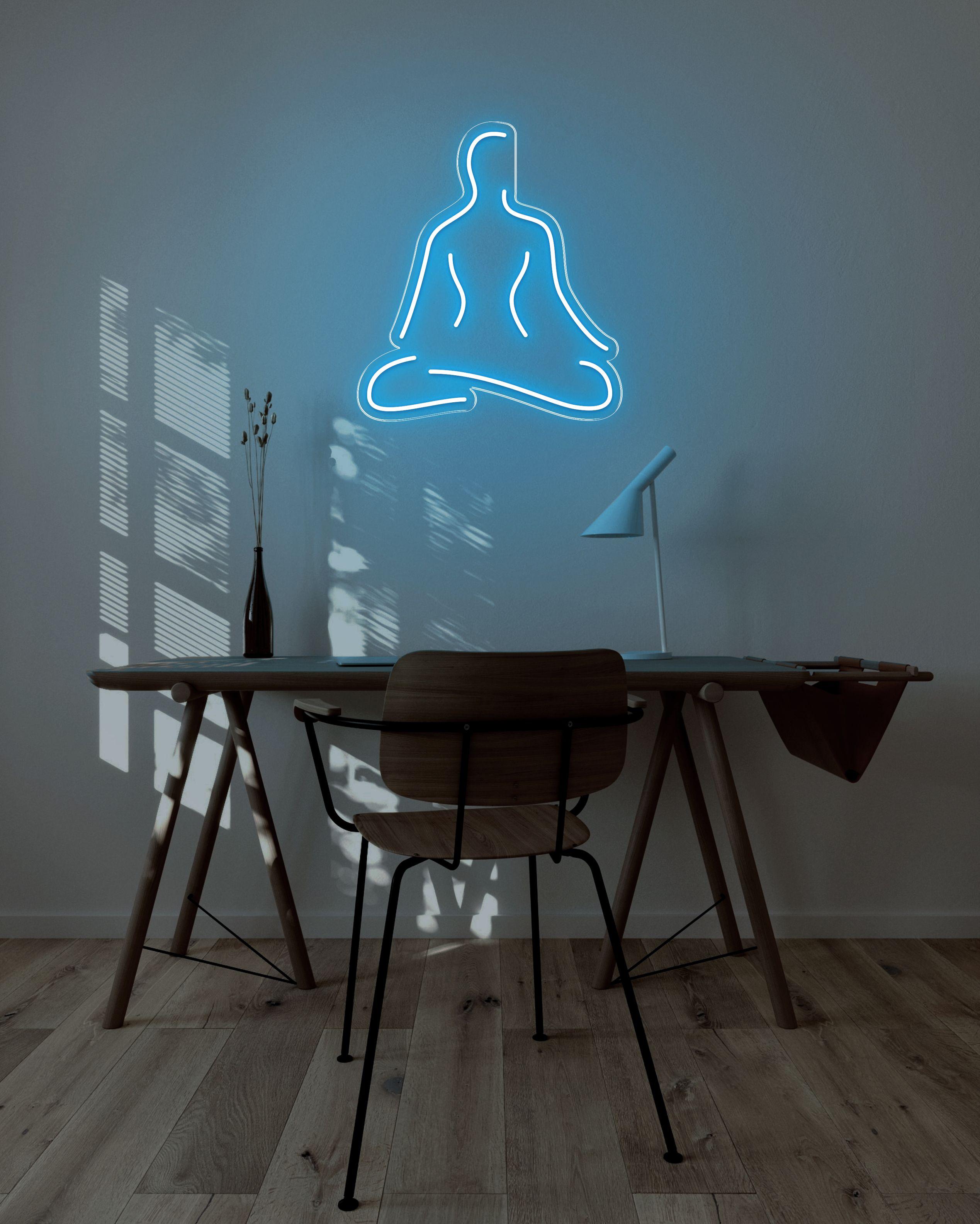 Meditate LED neon sign