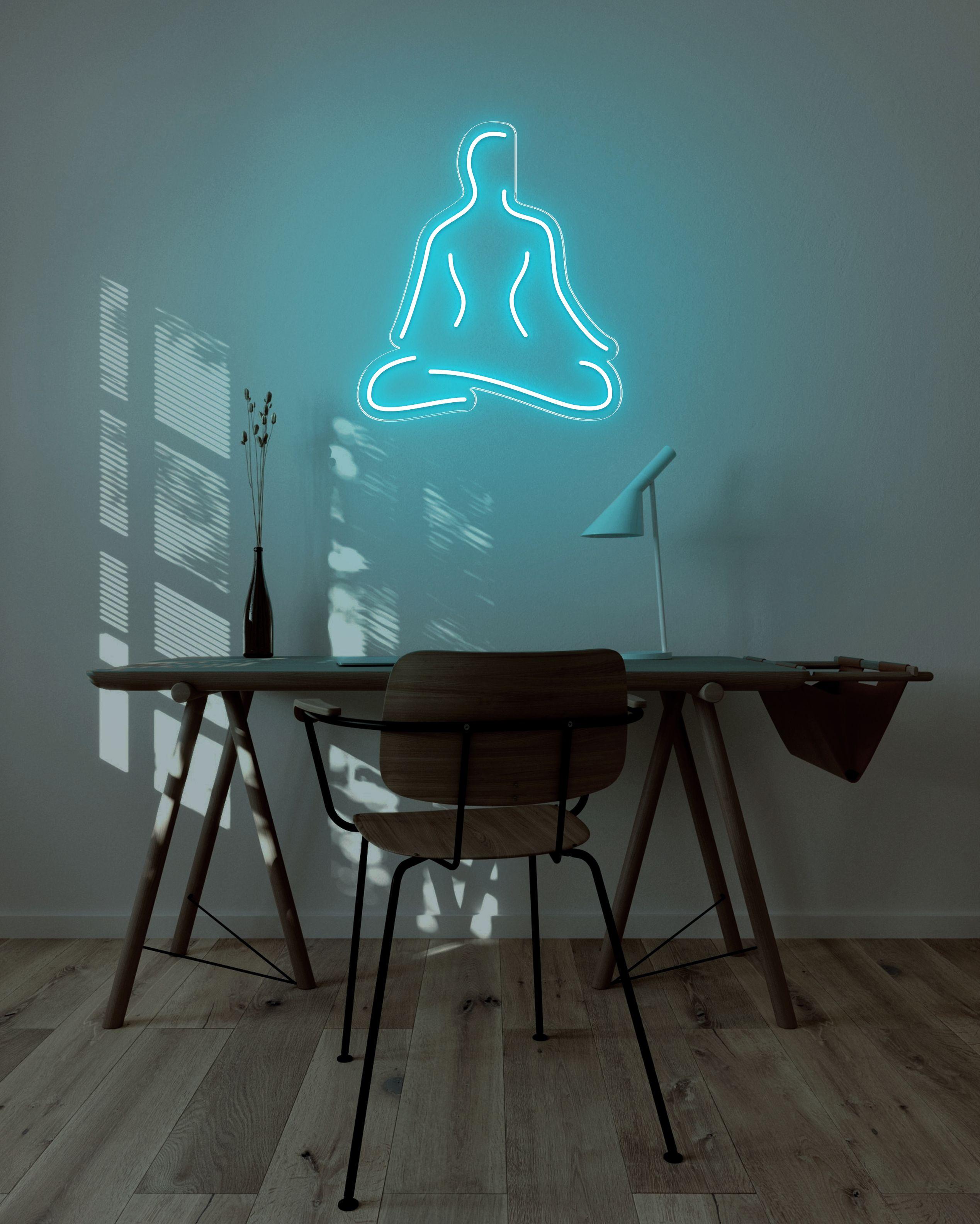 Meditate LED neon sign