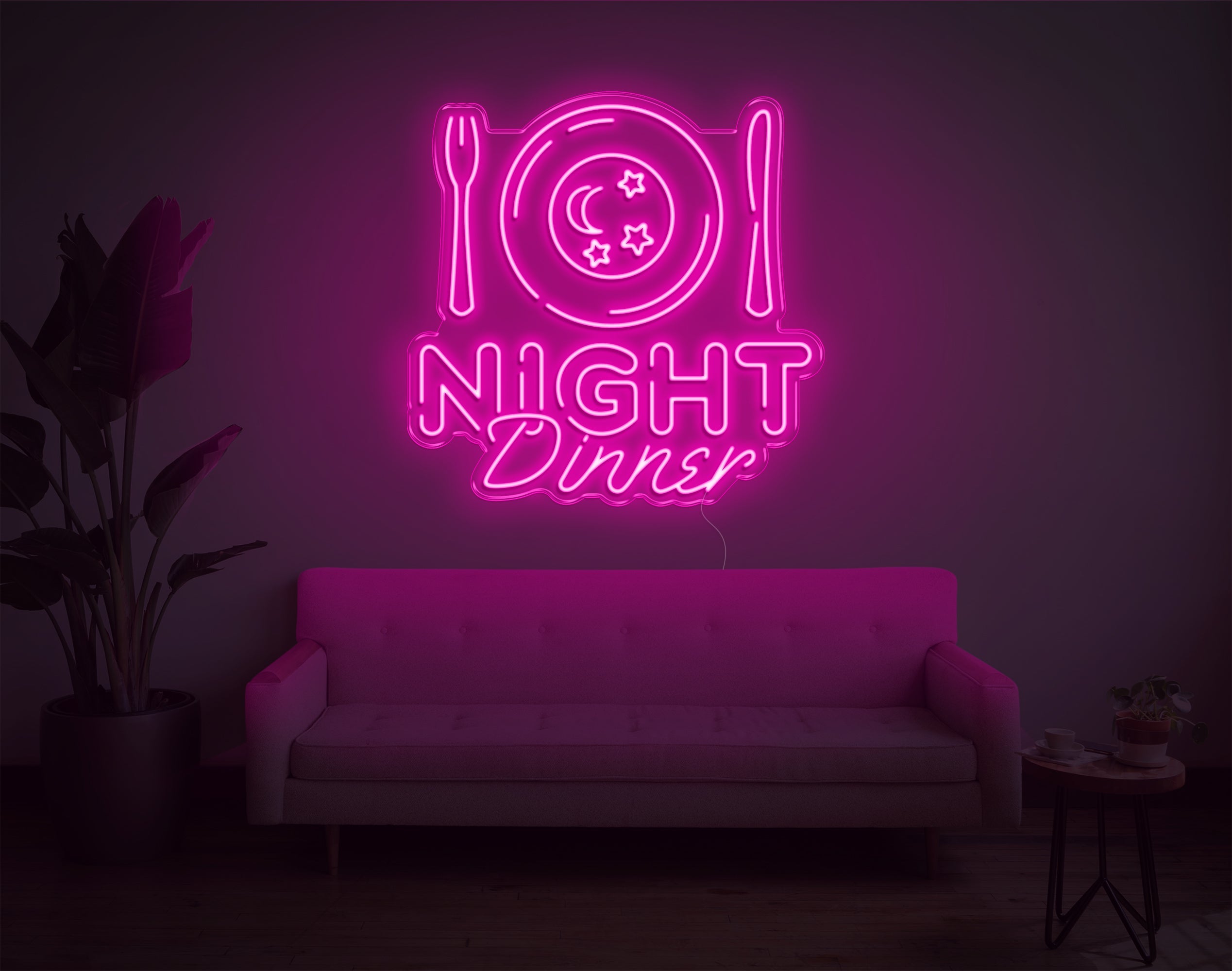 Night Dinner LED Neon Sign