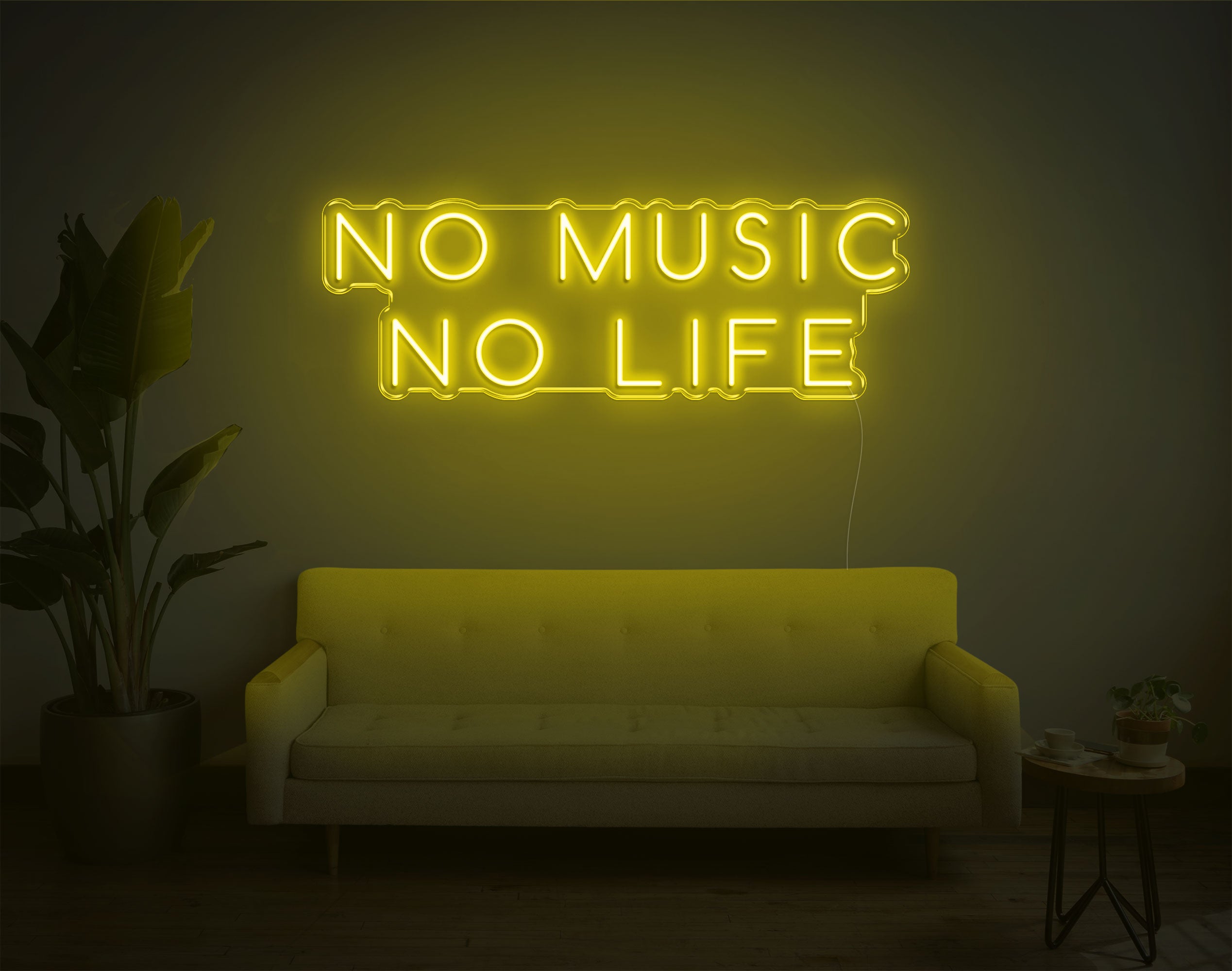 No Music No Life LED Neon Sign