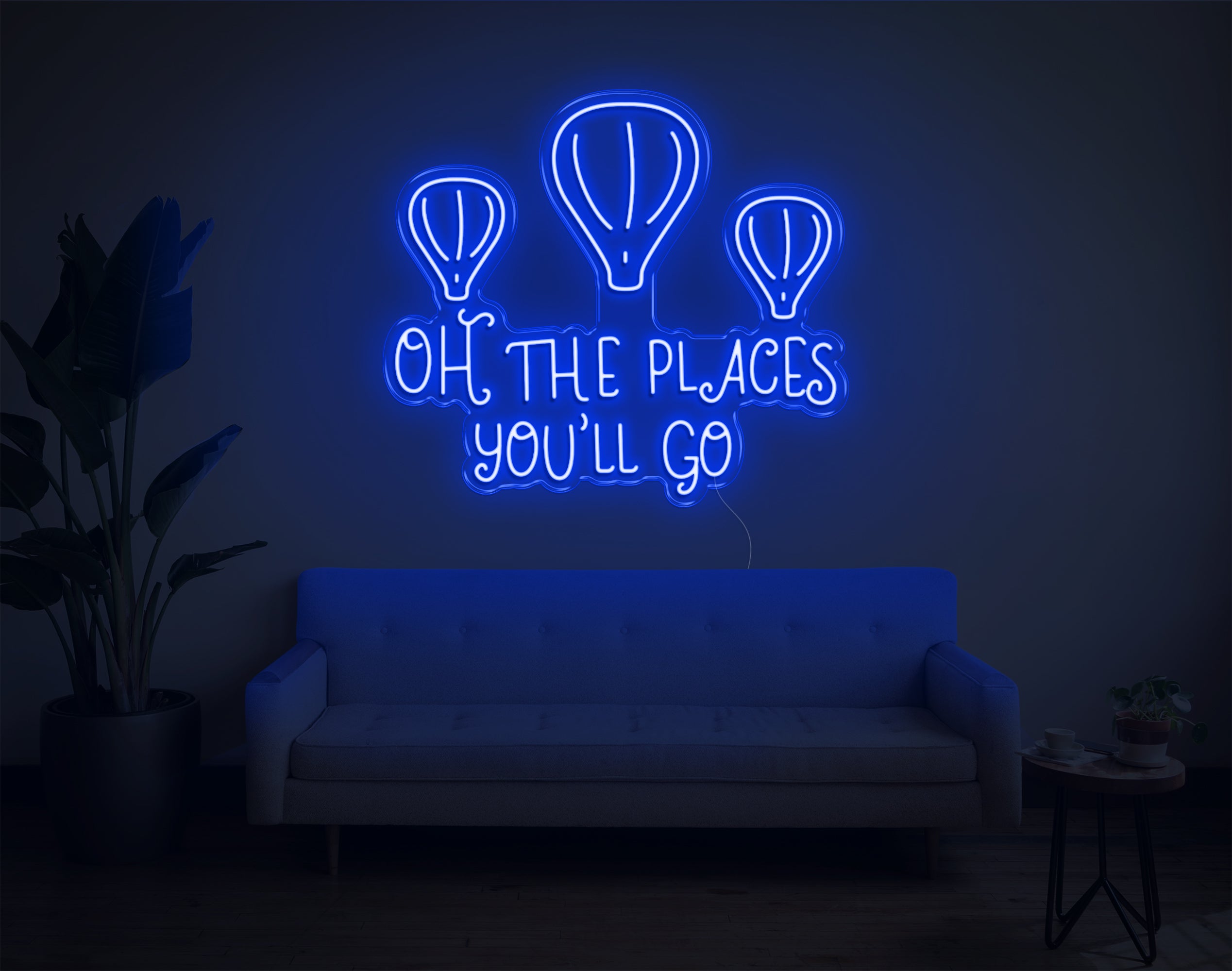 Oh The Places You'Ll Go LED Neon Sign