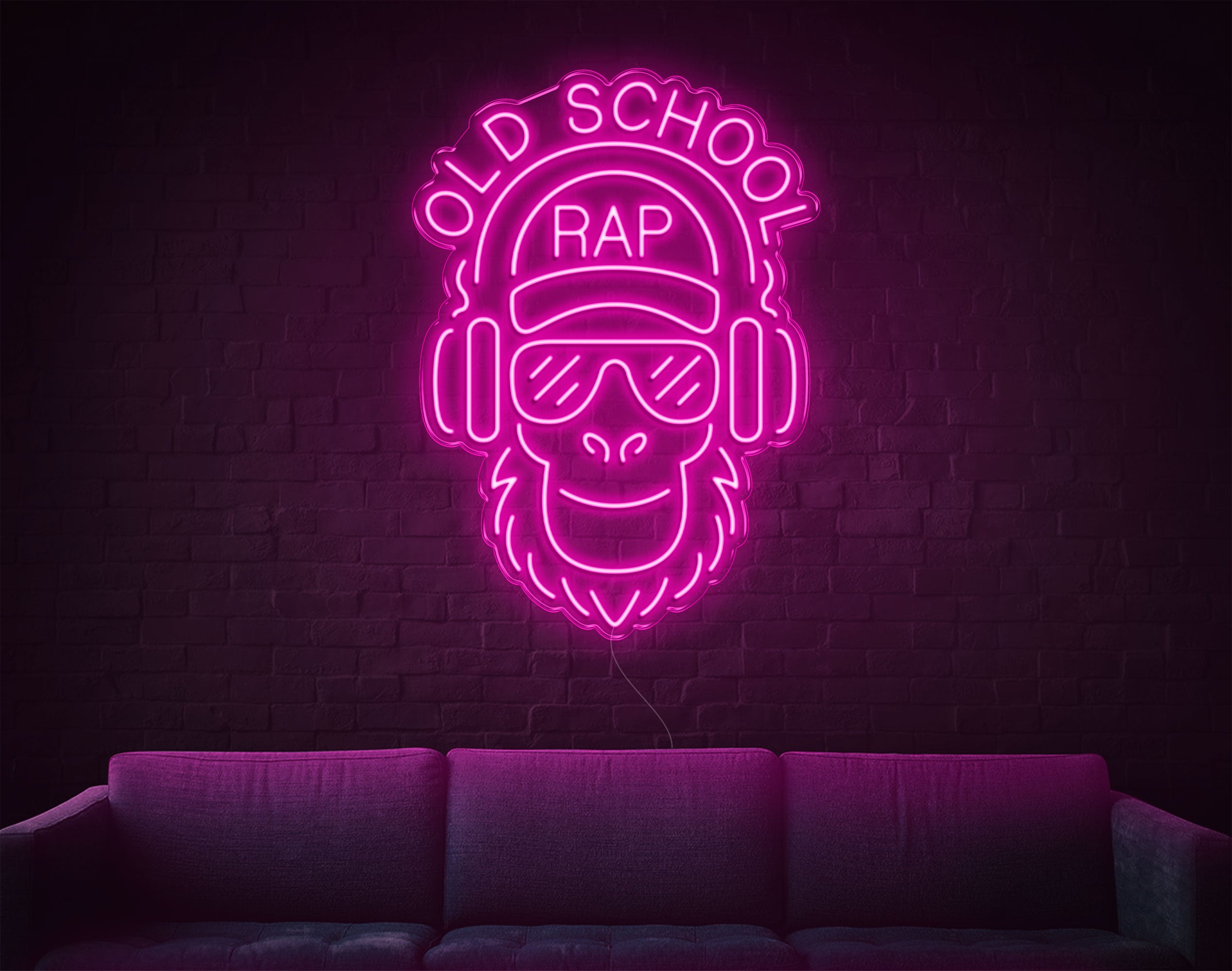 Old School Rap LED Neon Sign