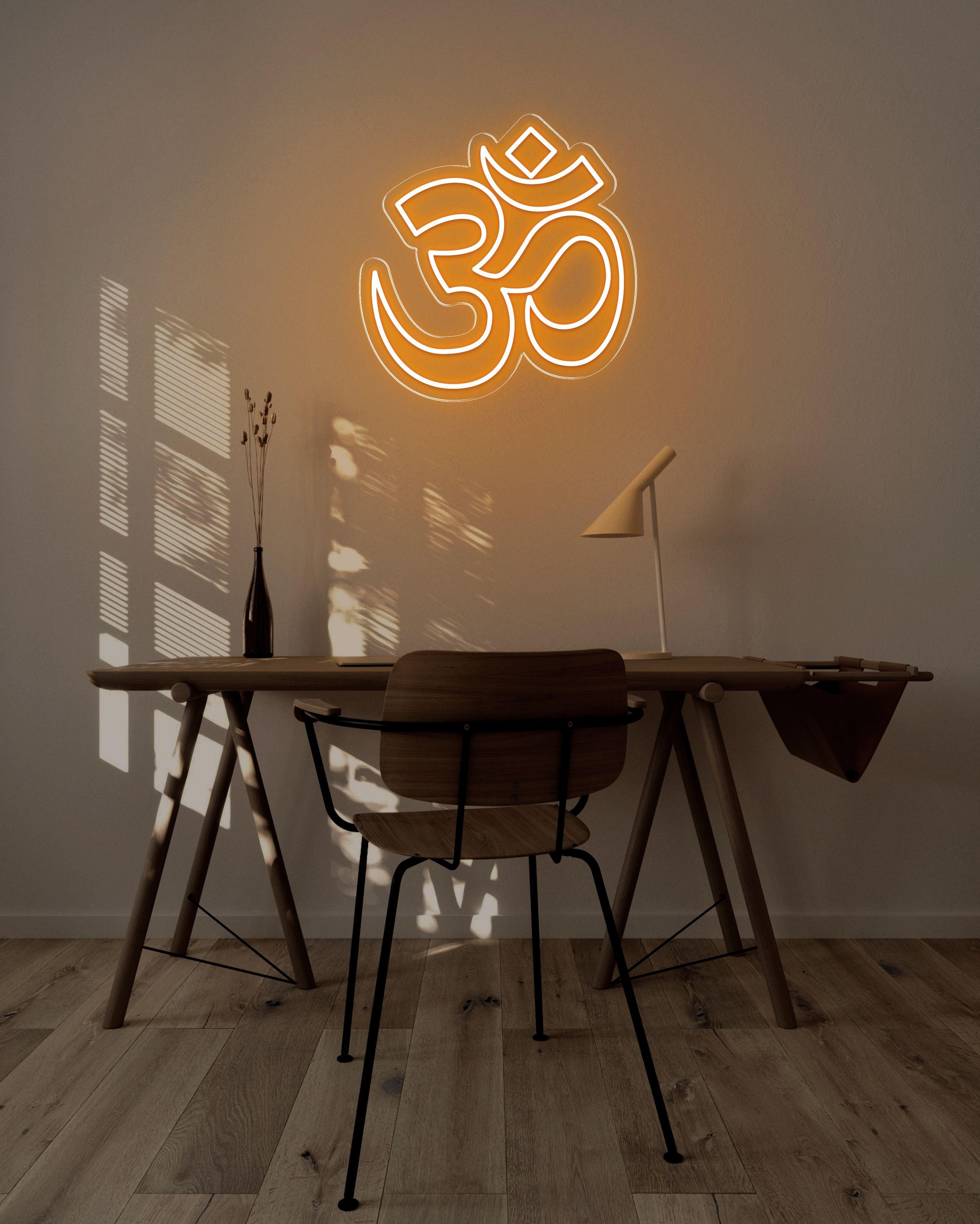 OM LED neon sign