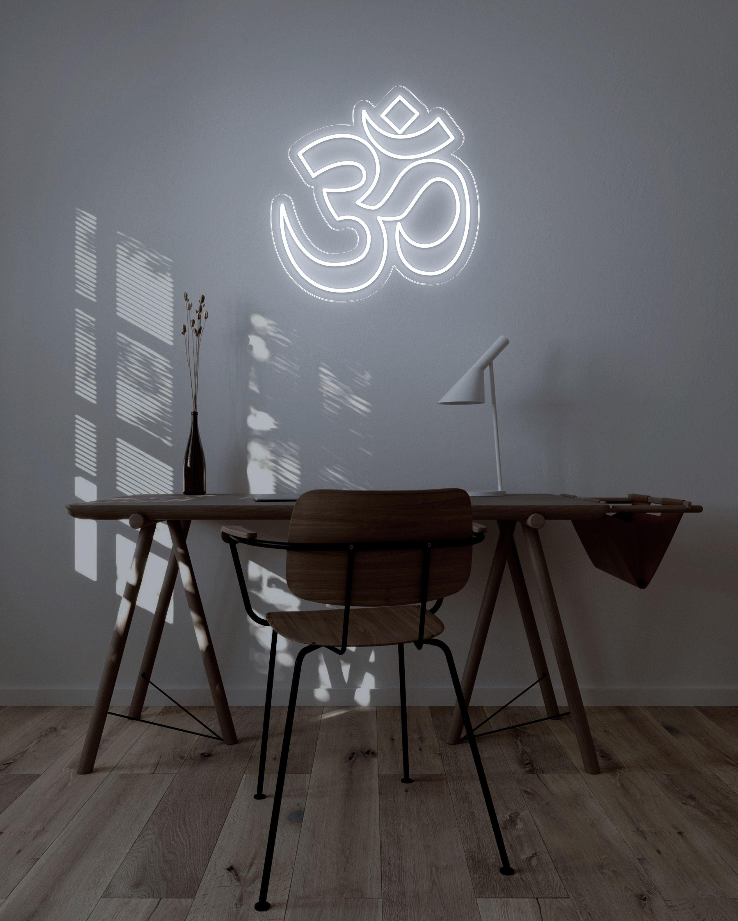 OM LED neon sign