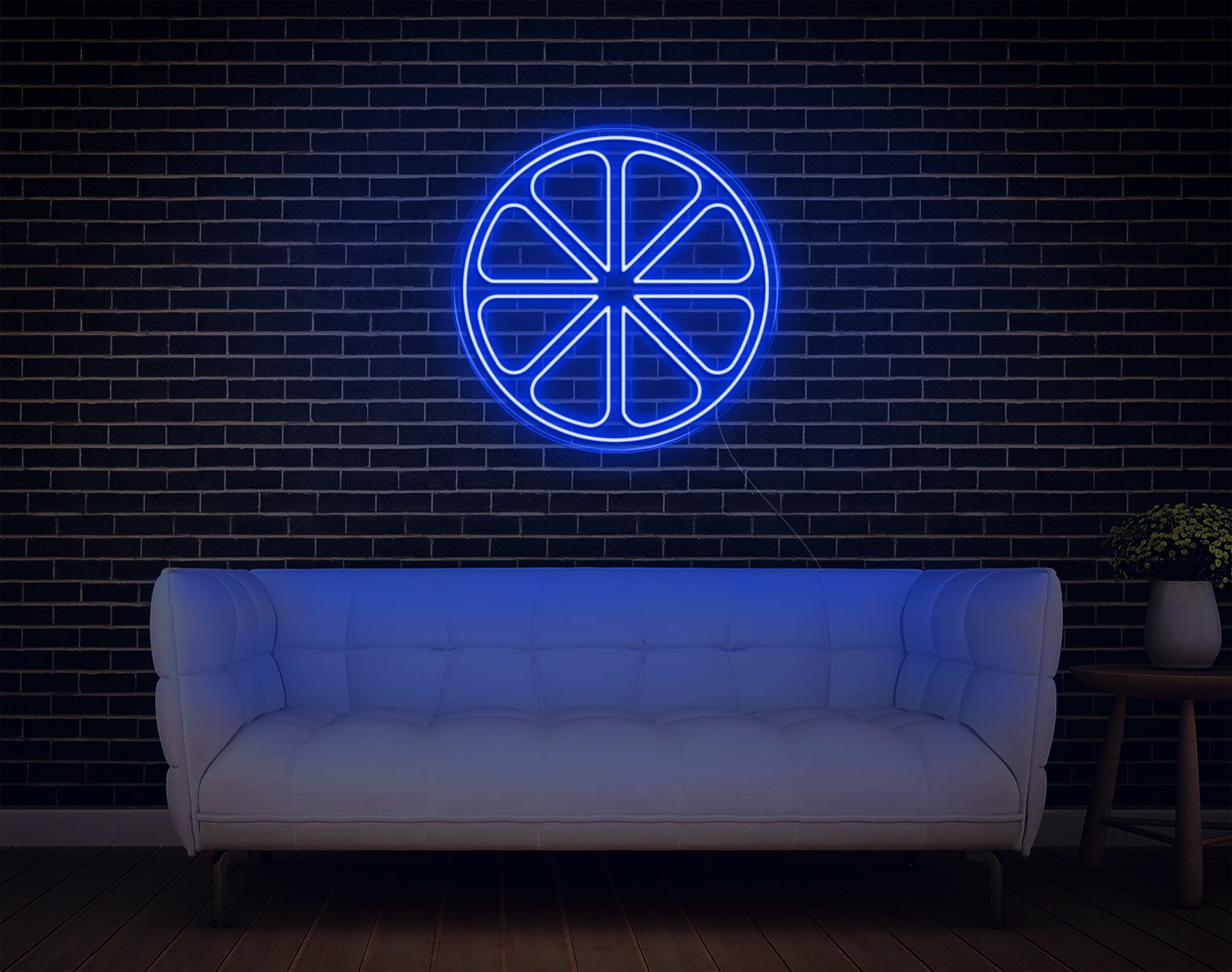 Orange LED Neon Sign