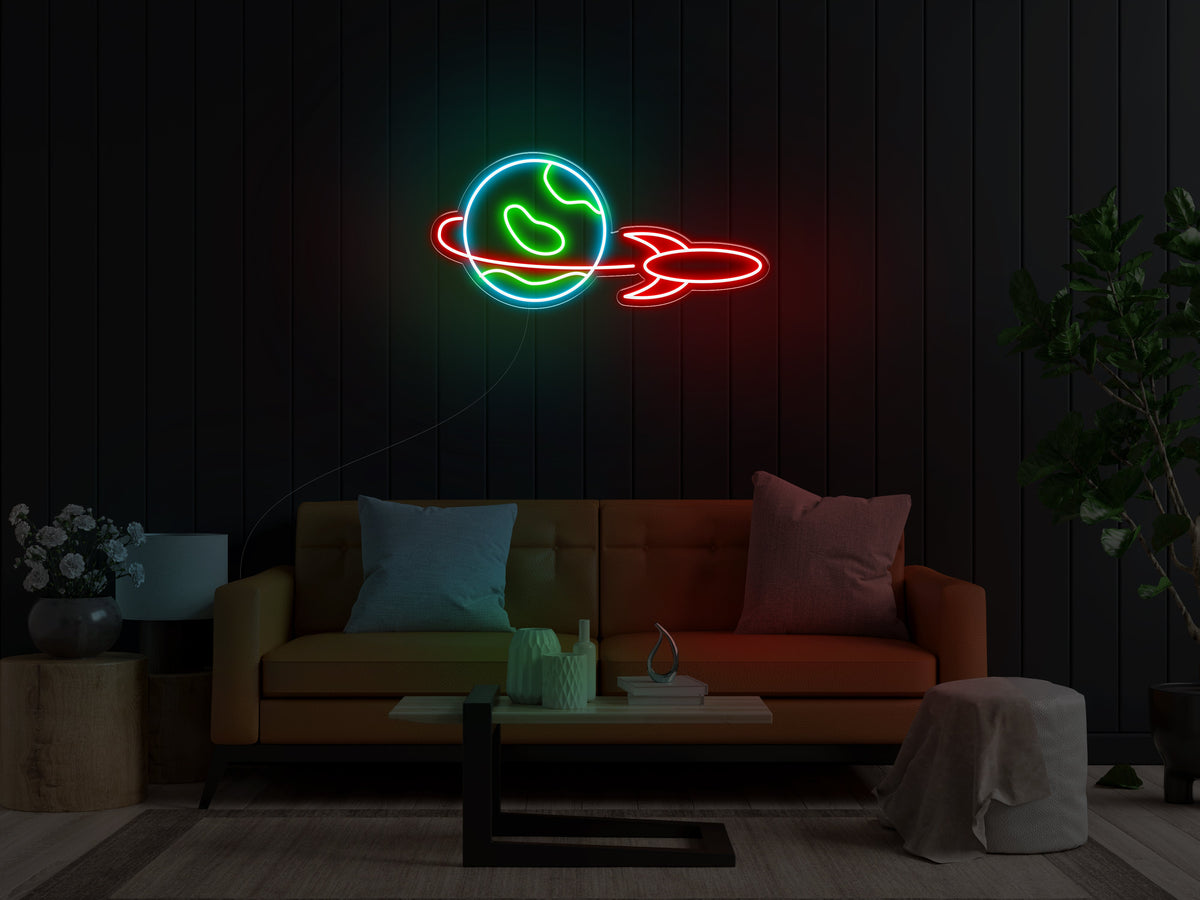 Outta this world LED neon sign!