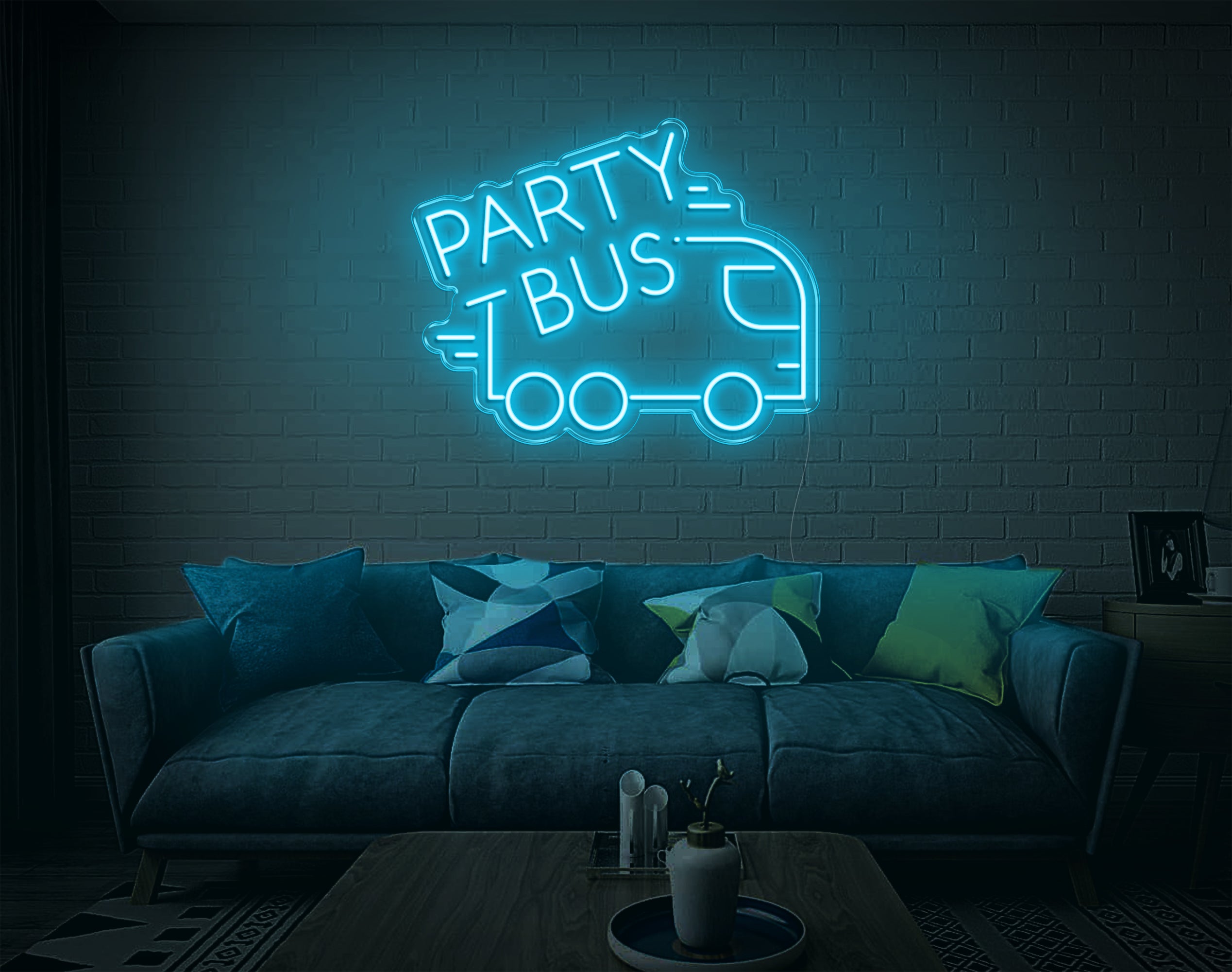 Party Bus LED Neon Sign