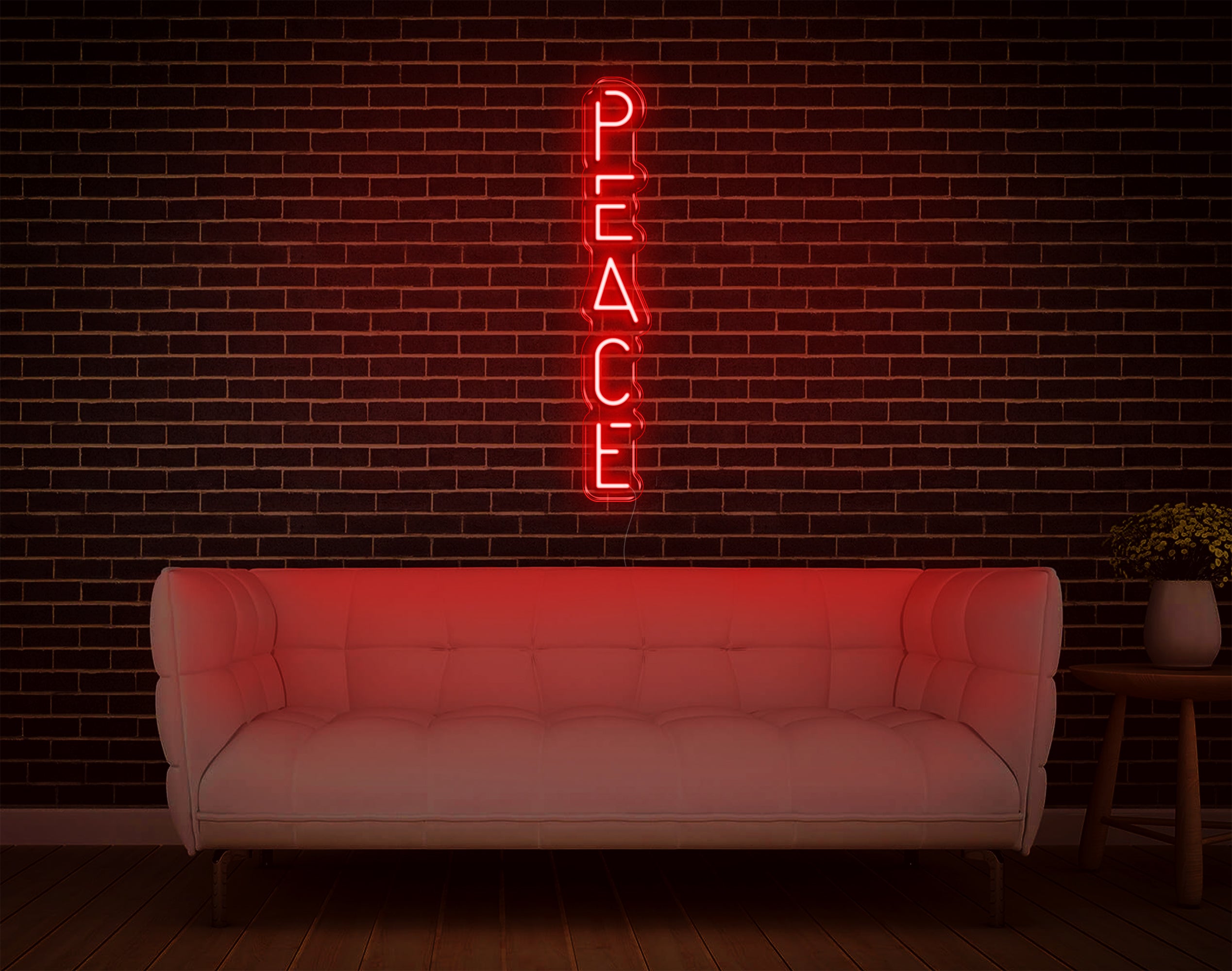 Peace LED Neon Sign