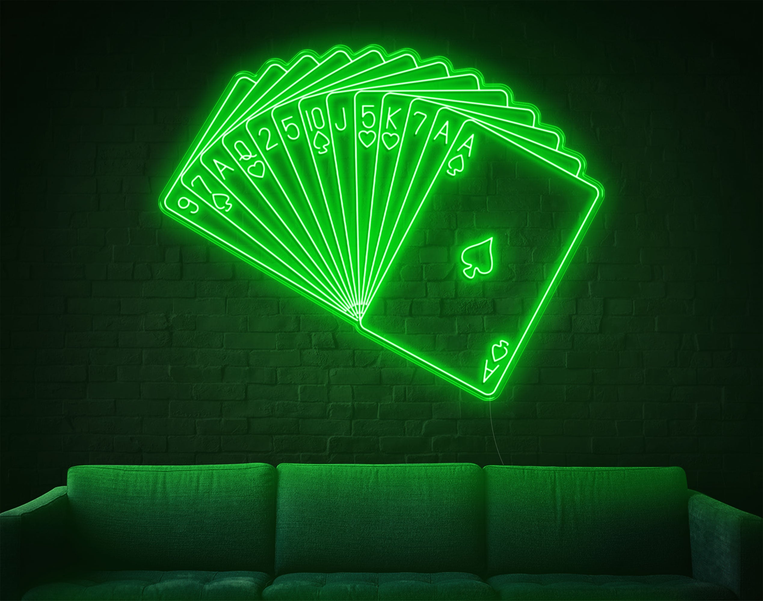 Playing Cards LED Neon Sign!