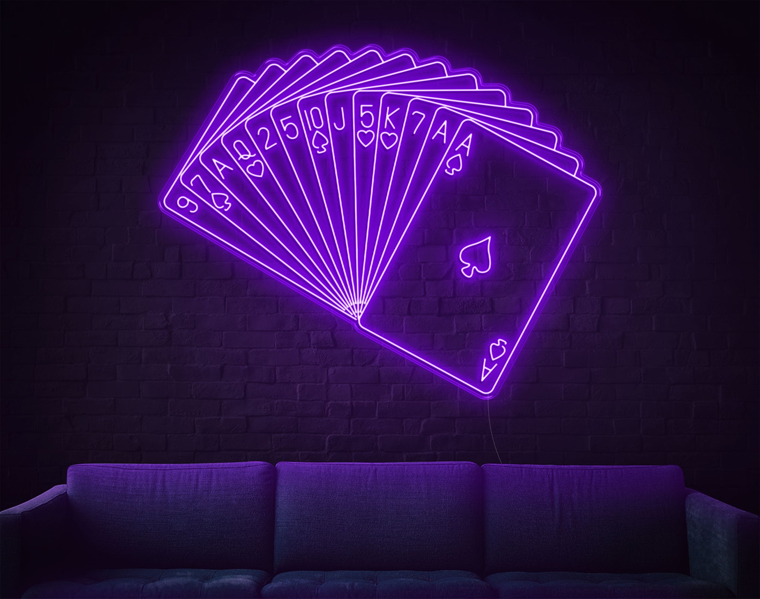 Playing Cards LED Neon Sign!