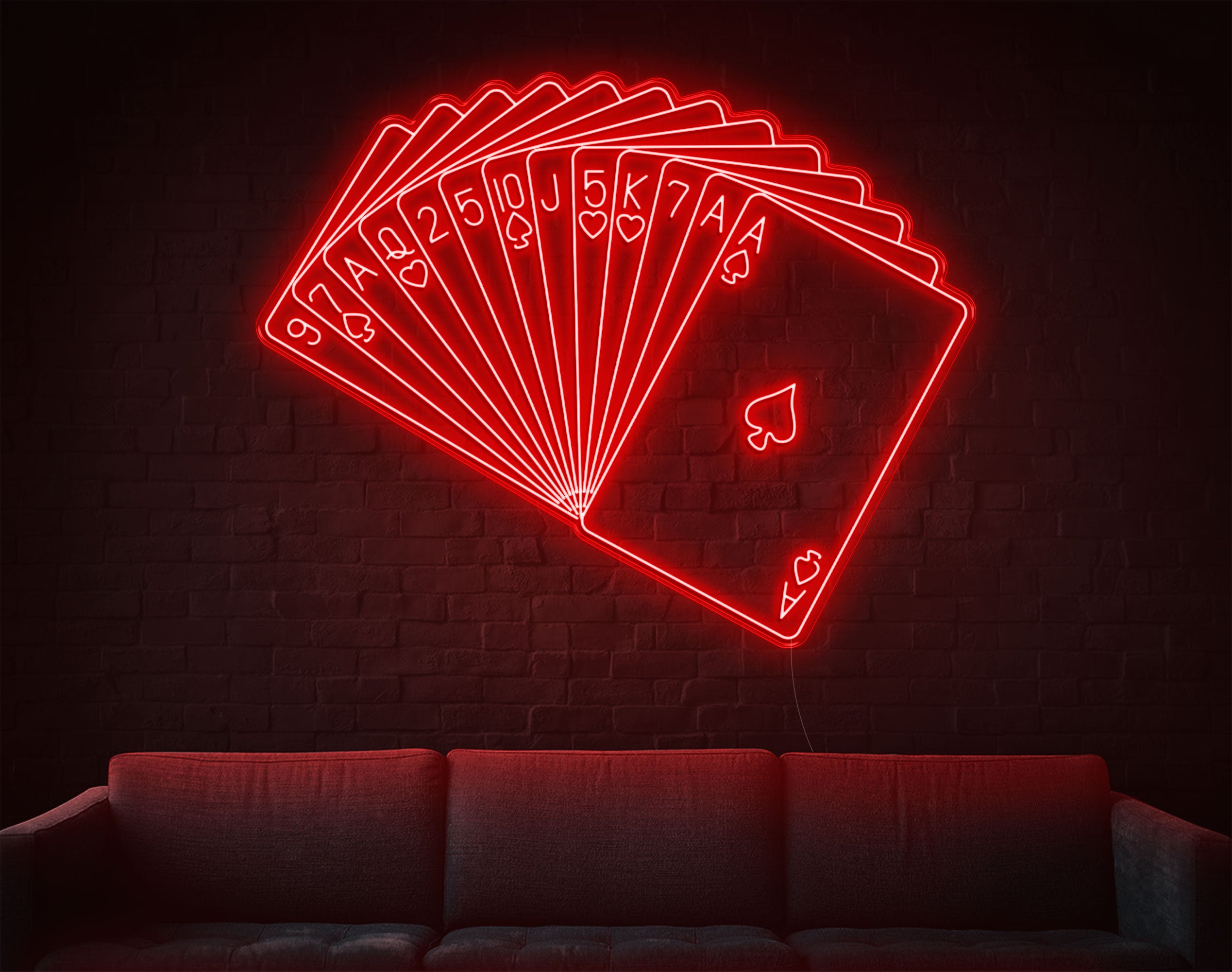 Playing Cards LED Neon Sign!