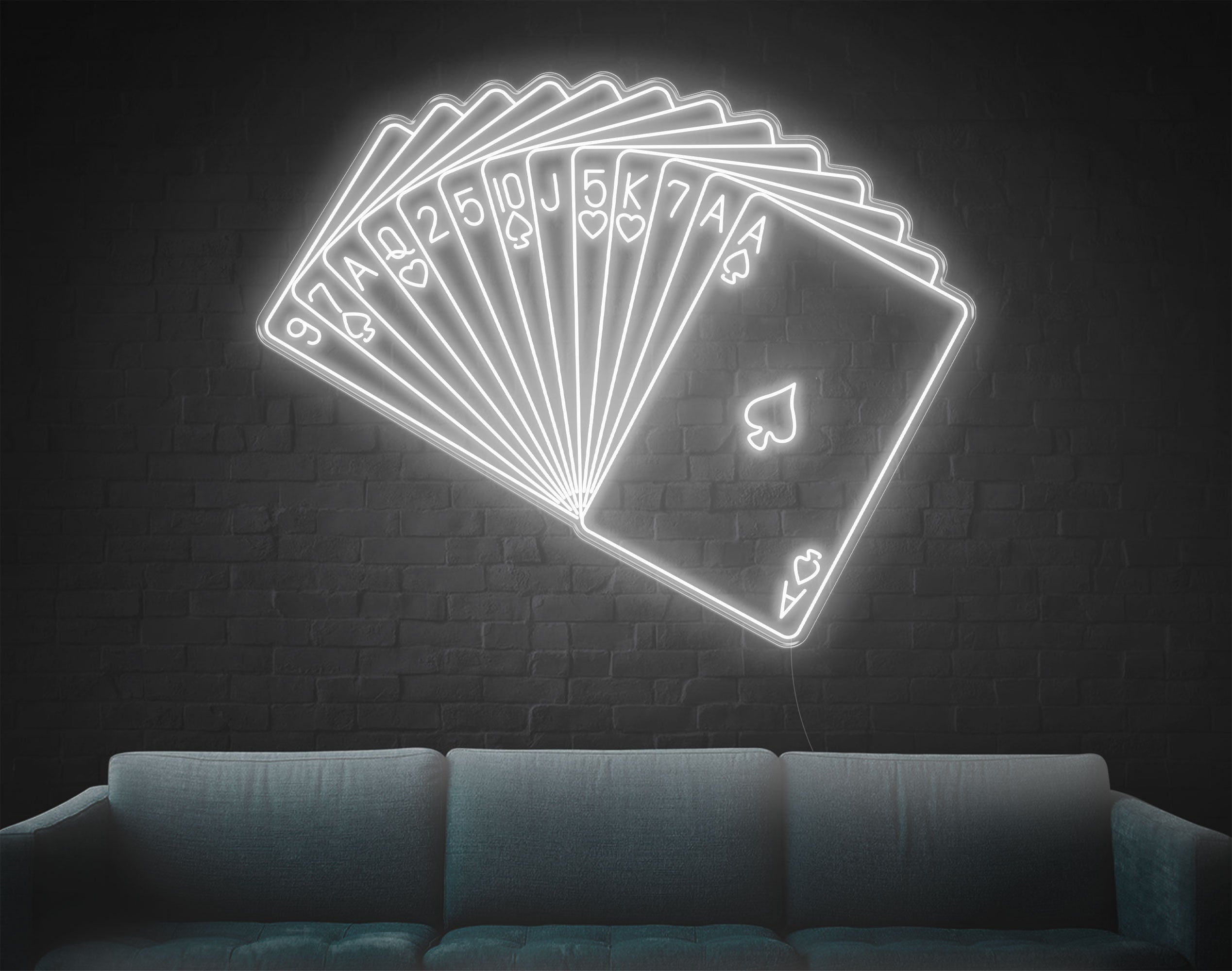 Playing Cards LED Neon Sign!