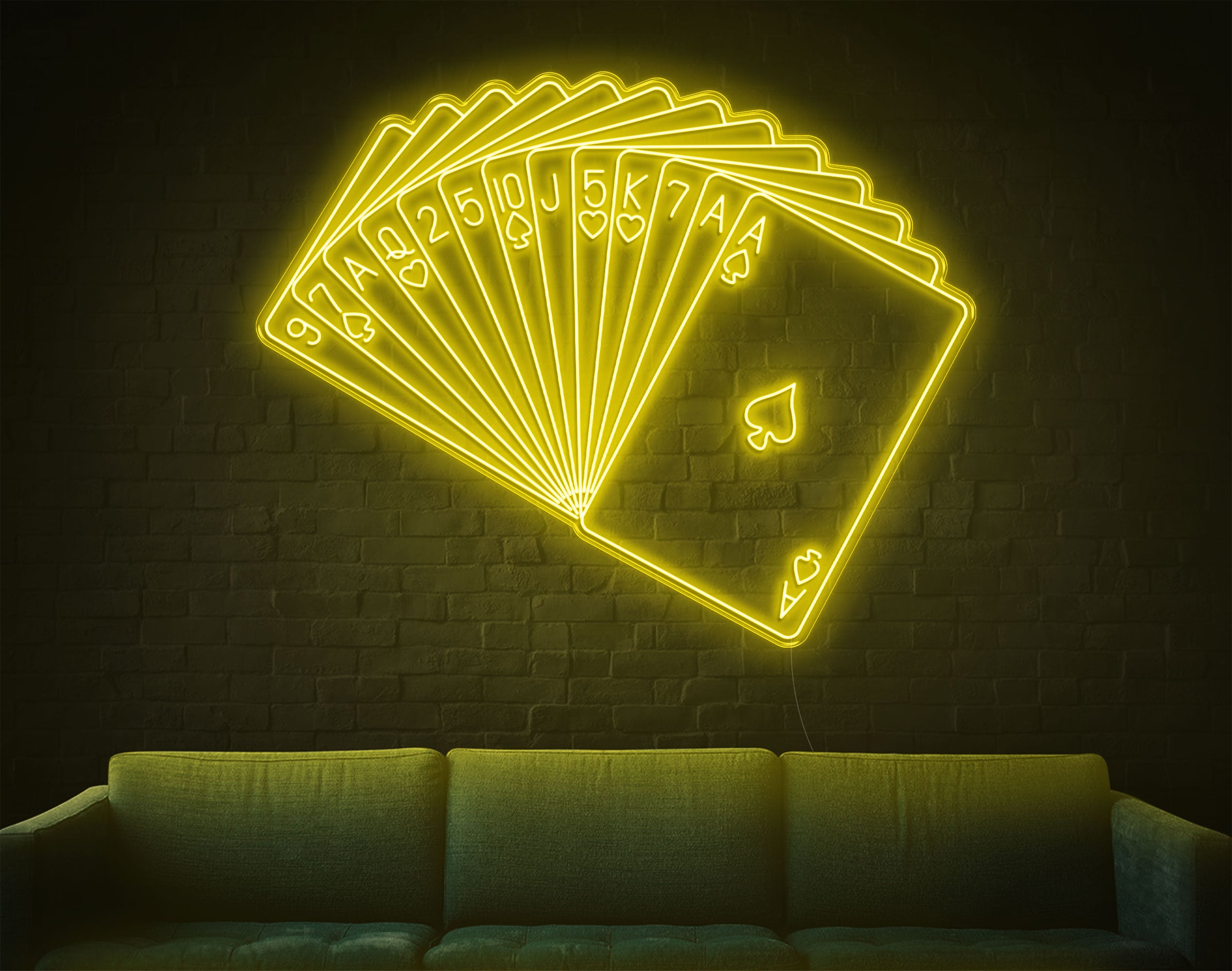 Playing Cards LED Neon Sign!