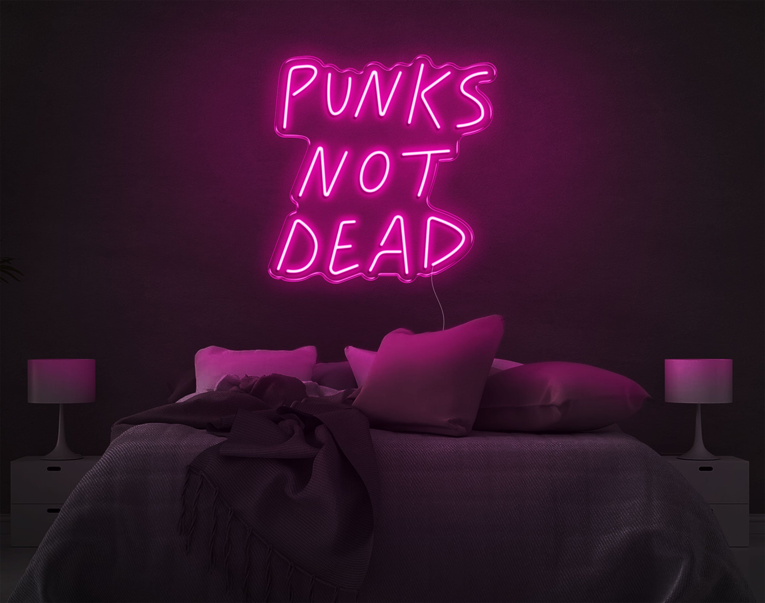 Punks Not Dead LED Neon Sign