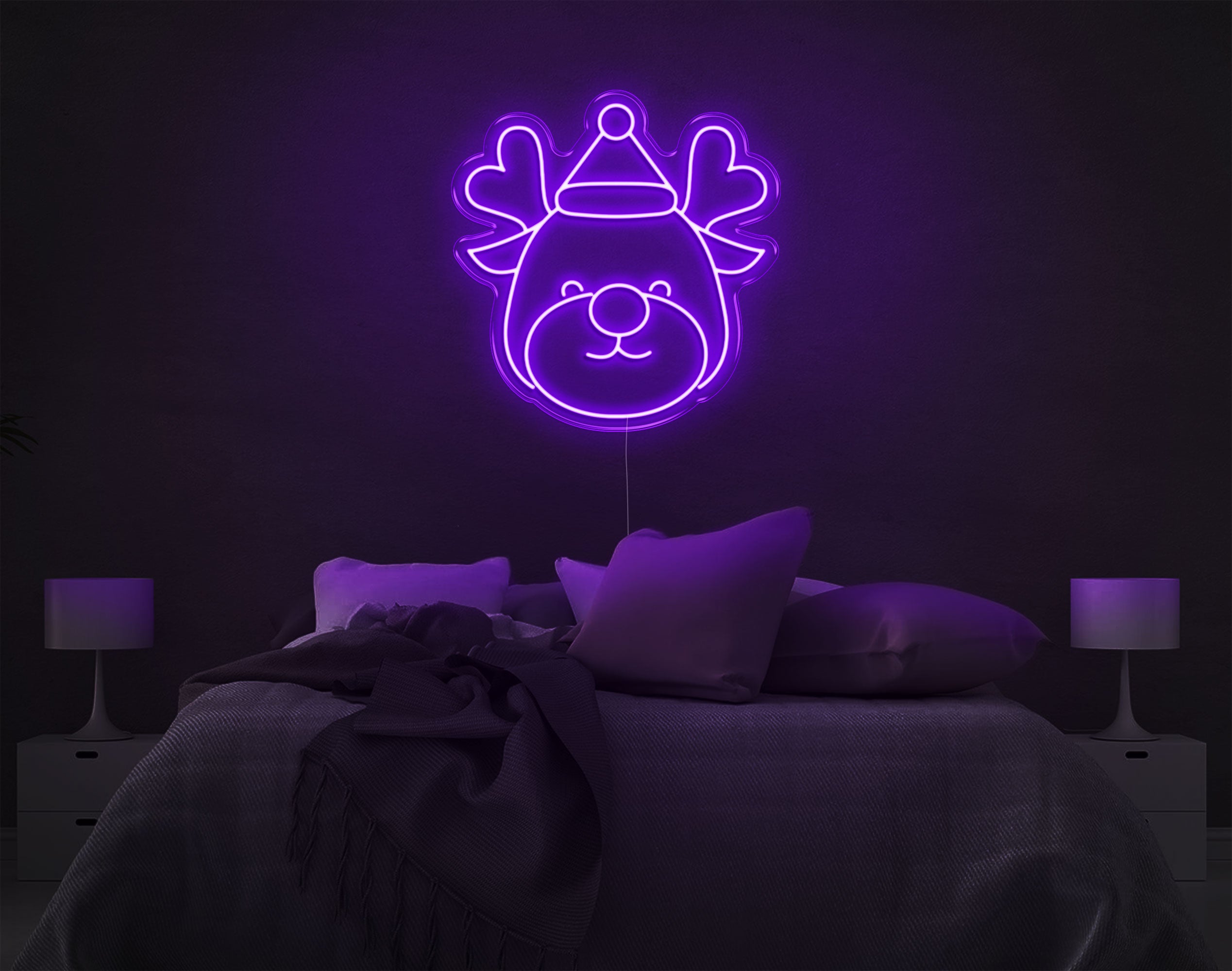 Reindeer LED Neon Sign