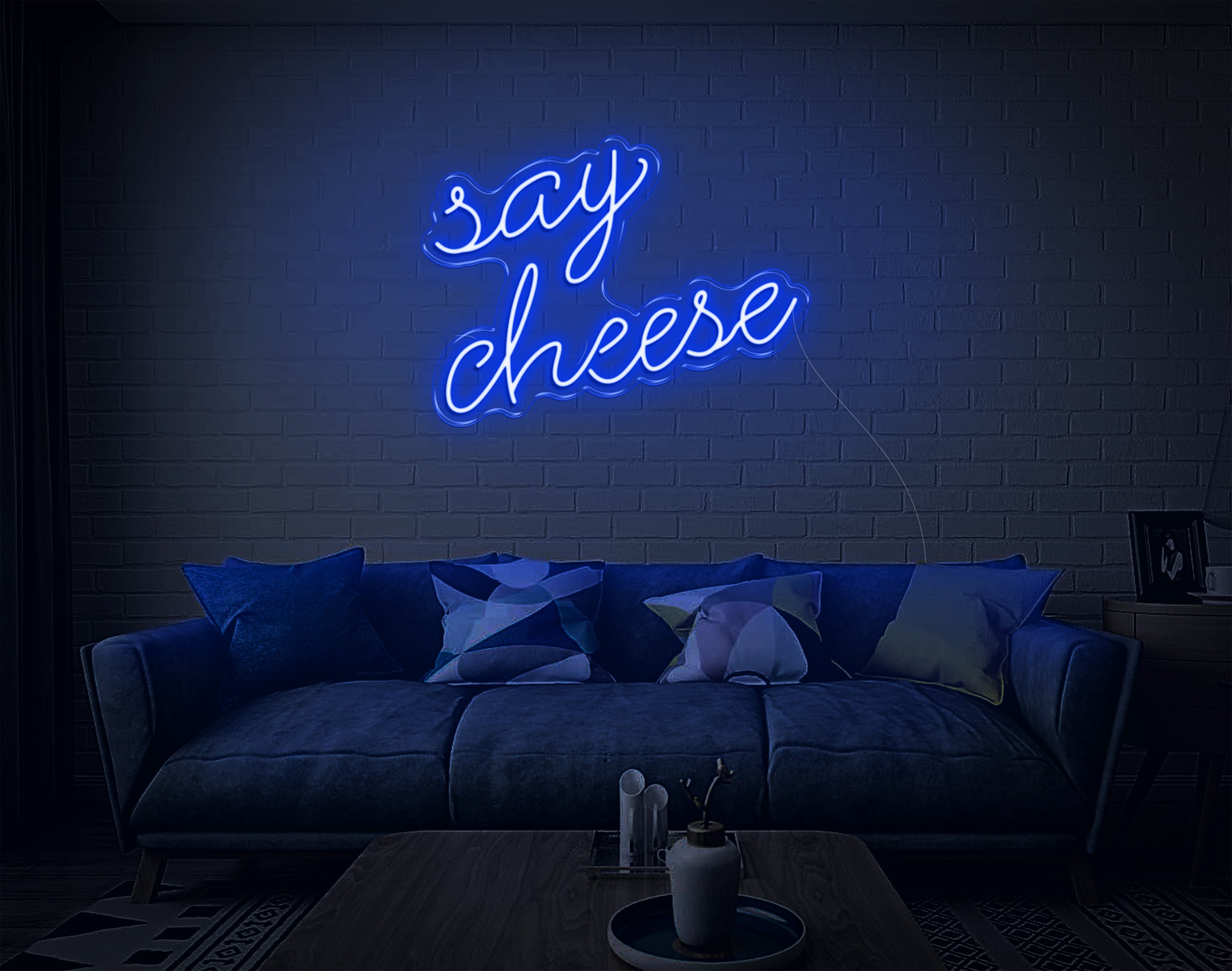 Say Cheese LED Neon Sign