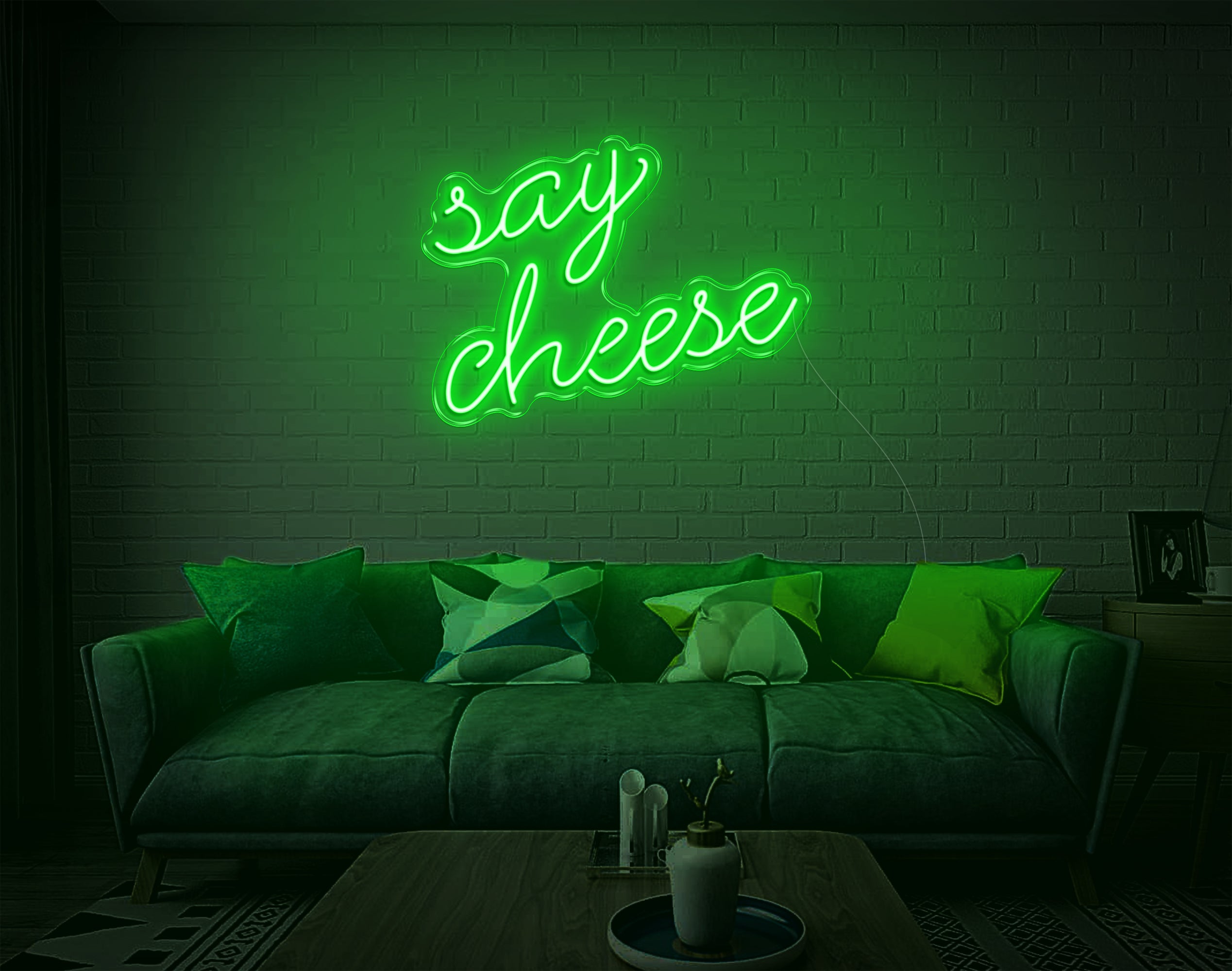 Say Cheese LED Neon Sign